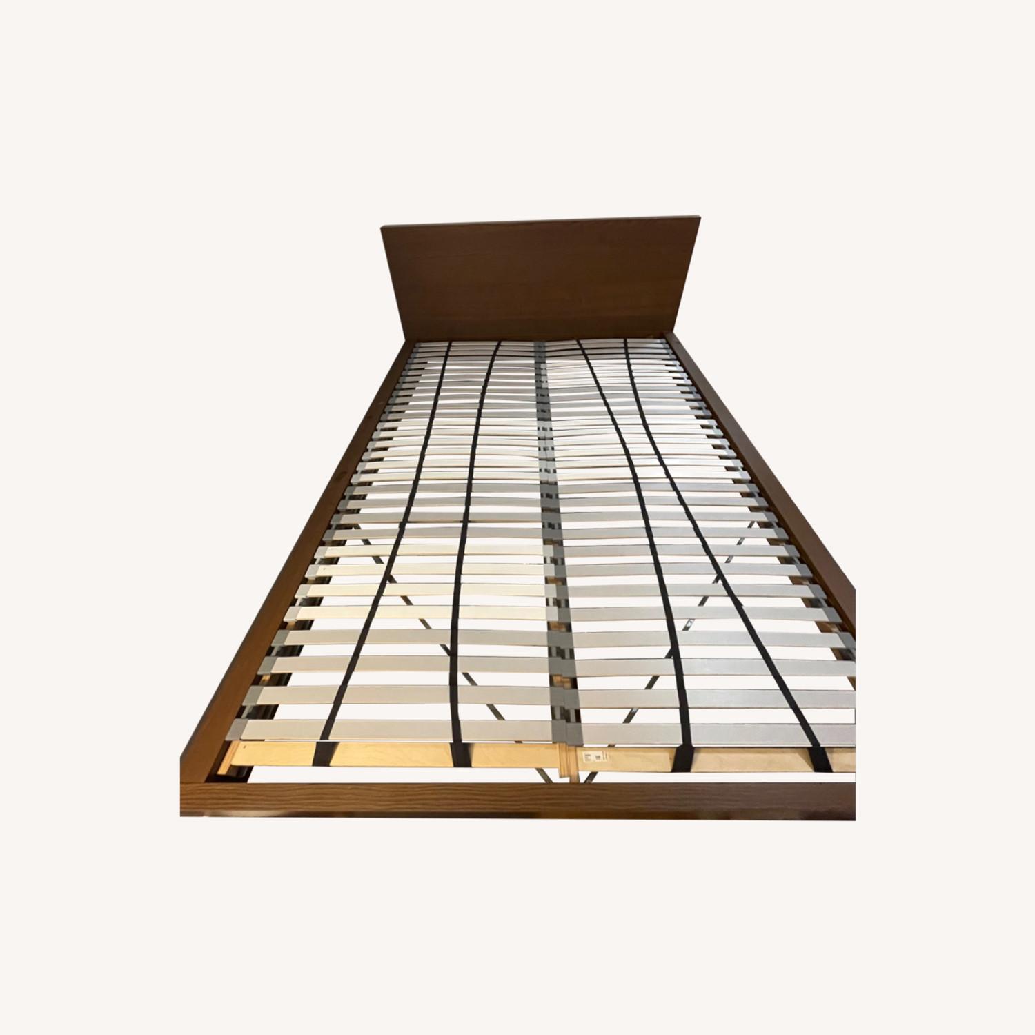 IKEA Queen Bed with Headboard and Bed Base AptDeco