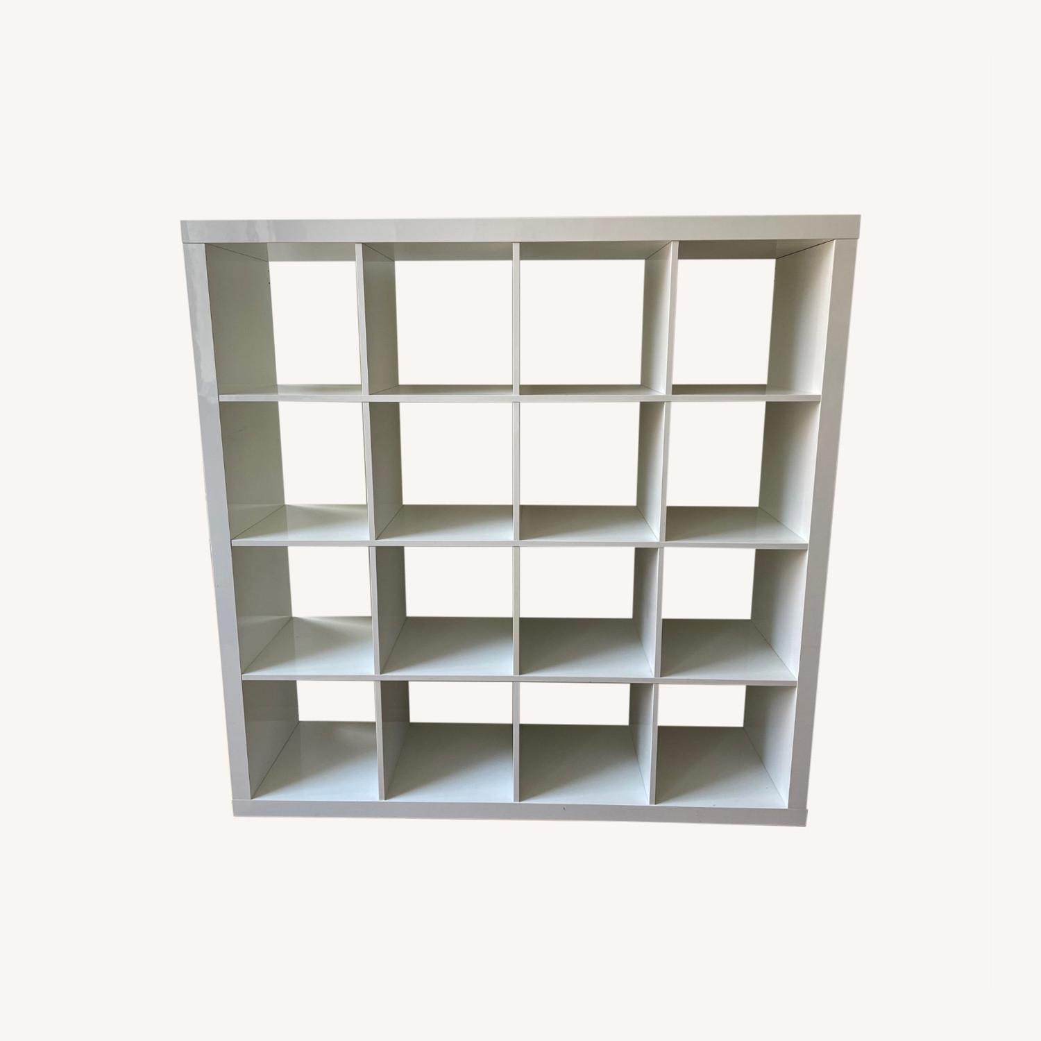 IKEA Kallax 4x4 White Shelf AptDeco