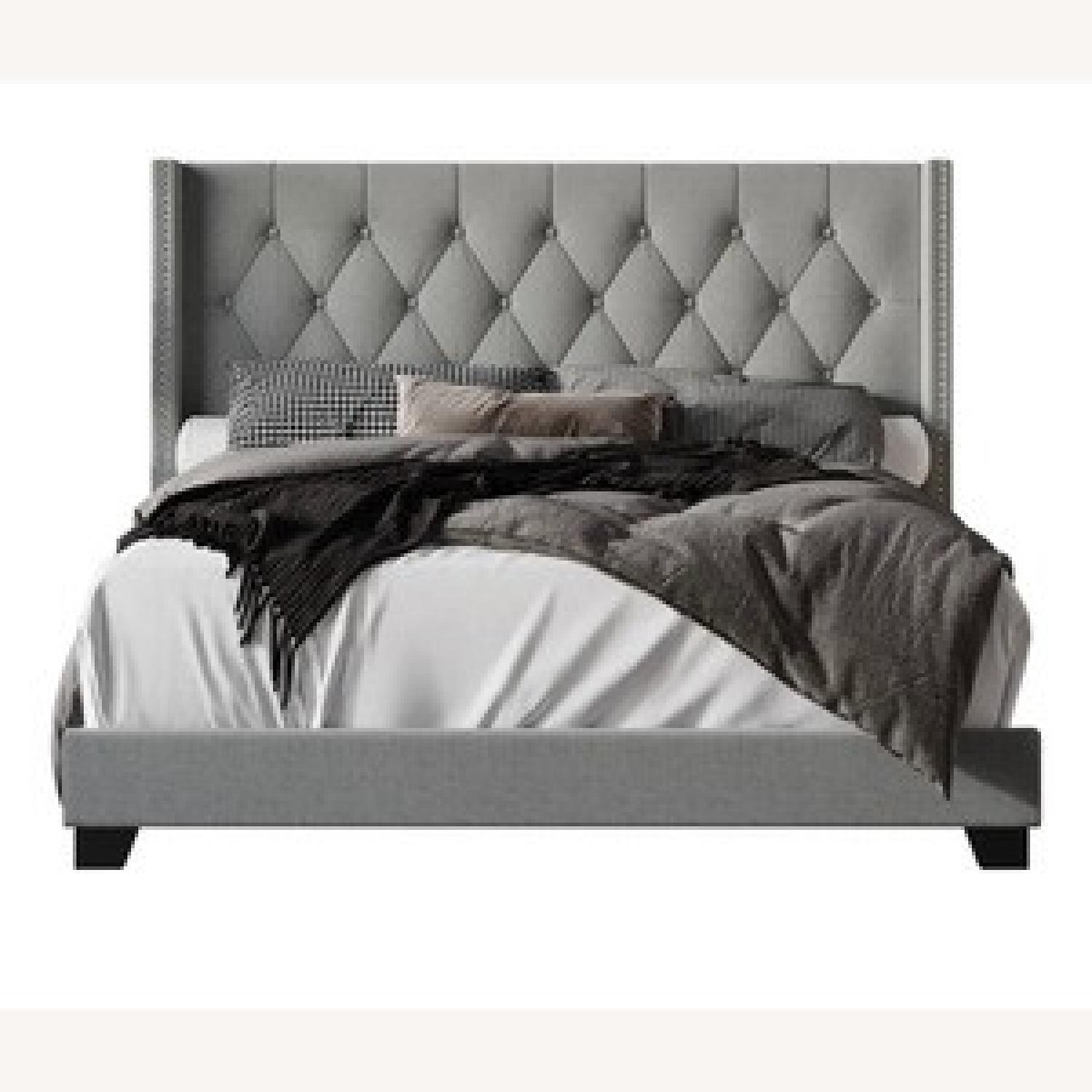 Wayfair Aadvik Tufted Upholstered Low Profile Standard Bed - image-2