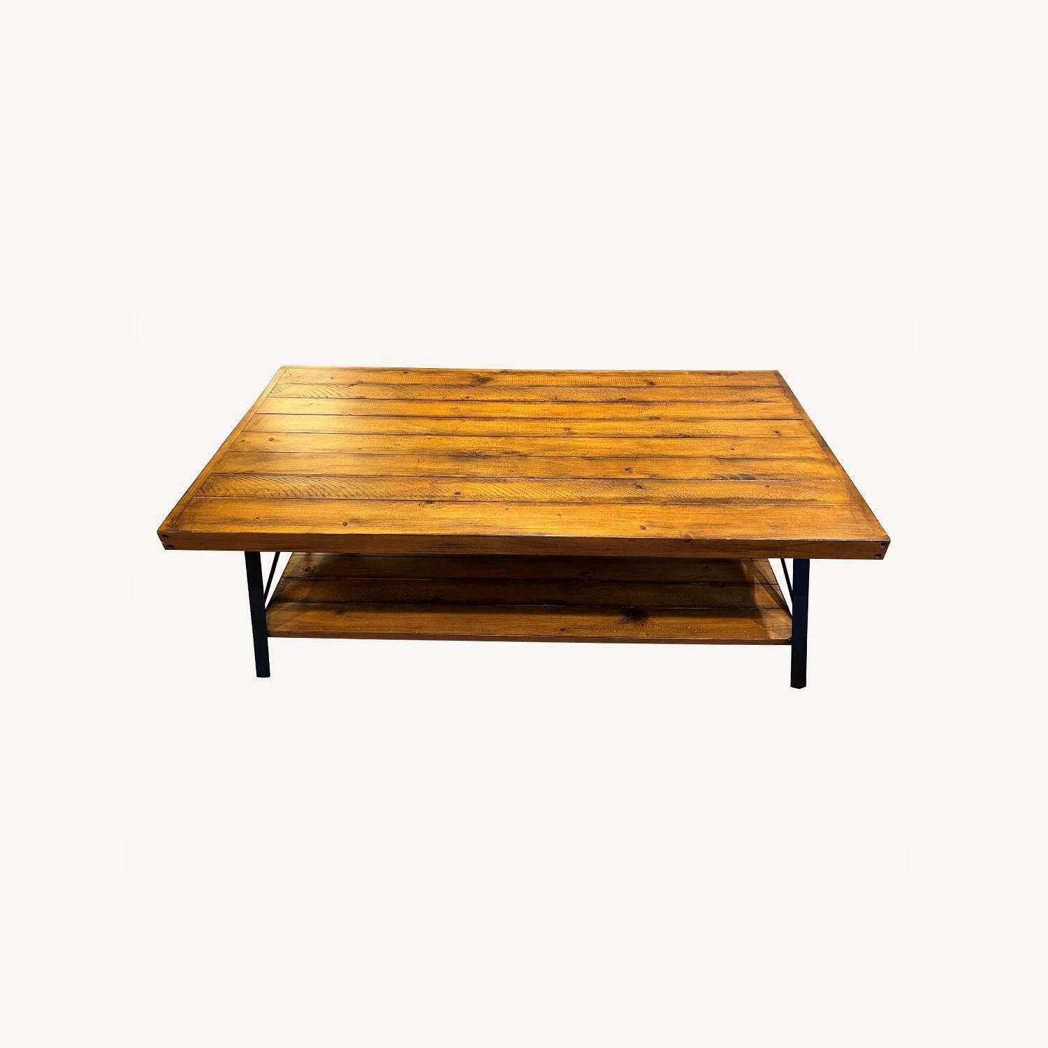 Wayfair Solid Wood Coffee Table with Storage AptDeco