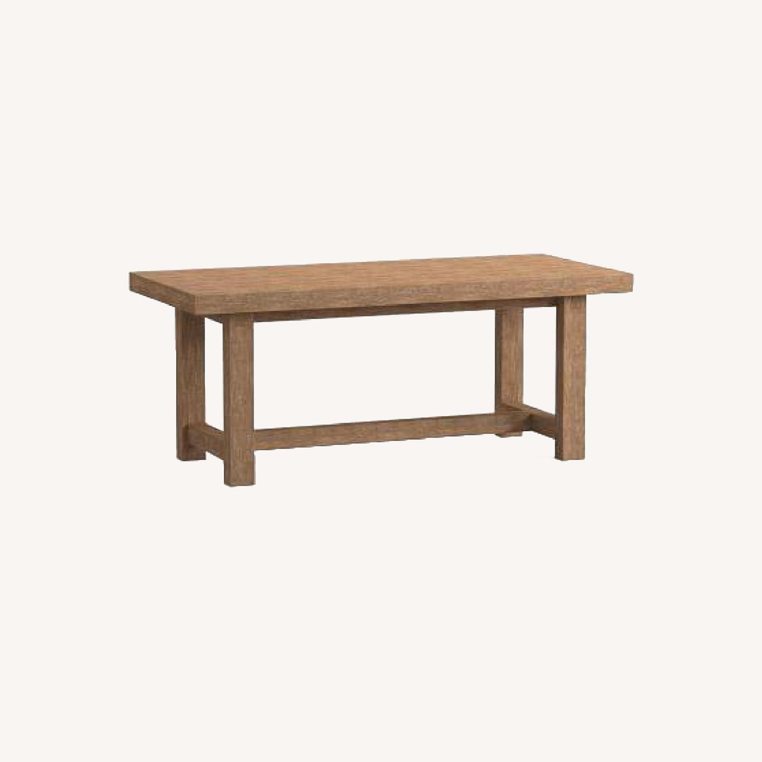 Pottery Barn Reed Extending Dining Table - image-0