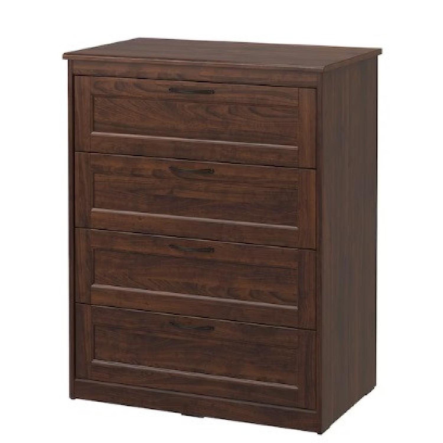 IKEA Songesand 4-drawer Dark Brown - image-4