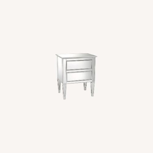 Used Pottery Barn Mirrored Nightstand for sale on AptDeco