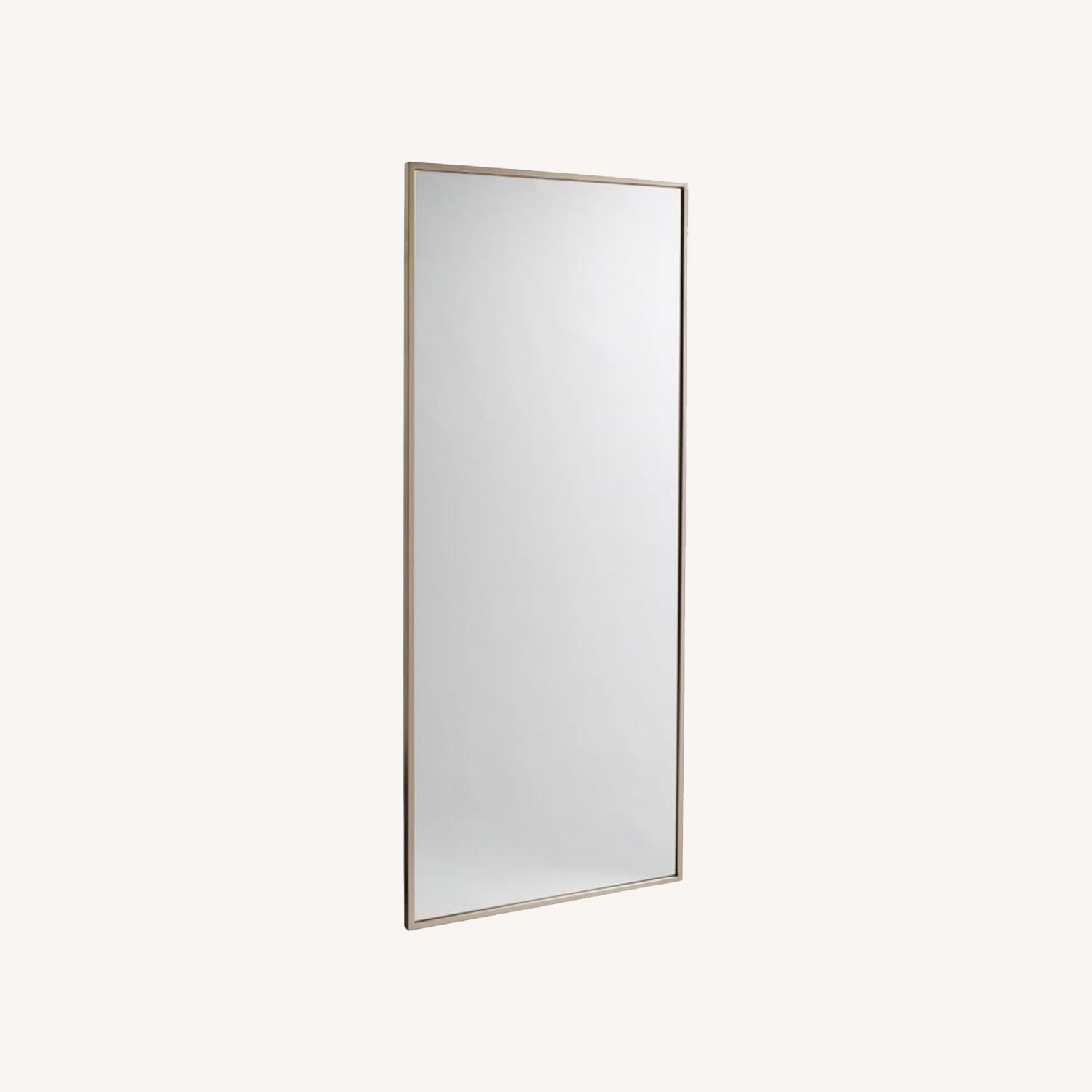 West Elm Metal Framed Floor Mirror AptDeco
