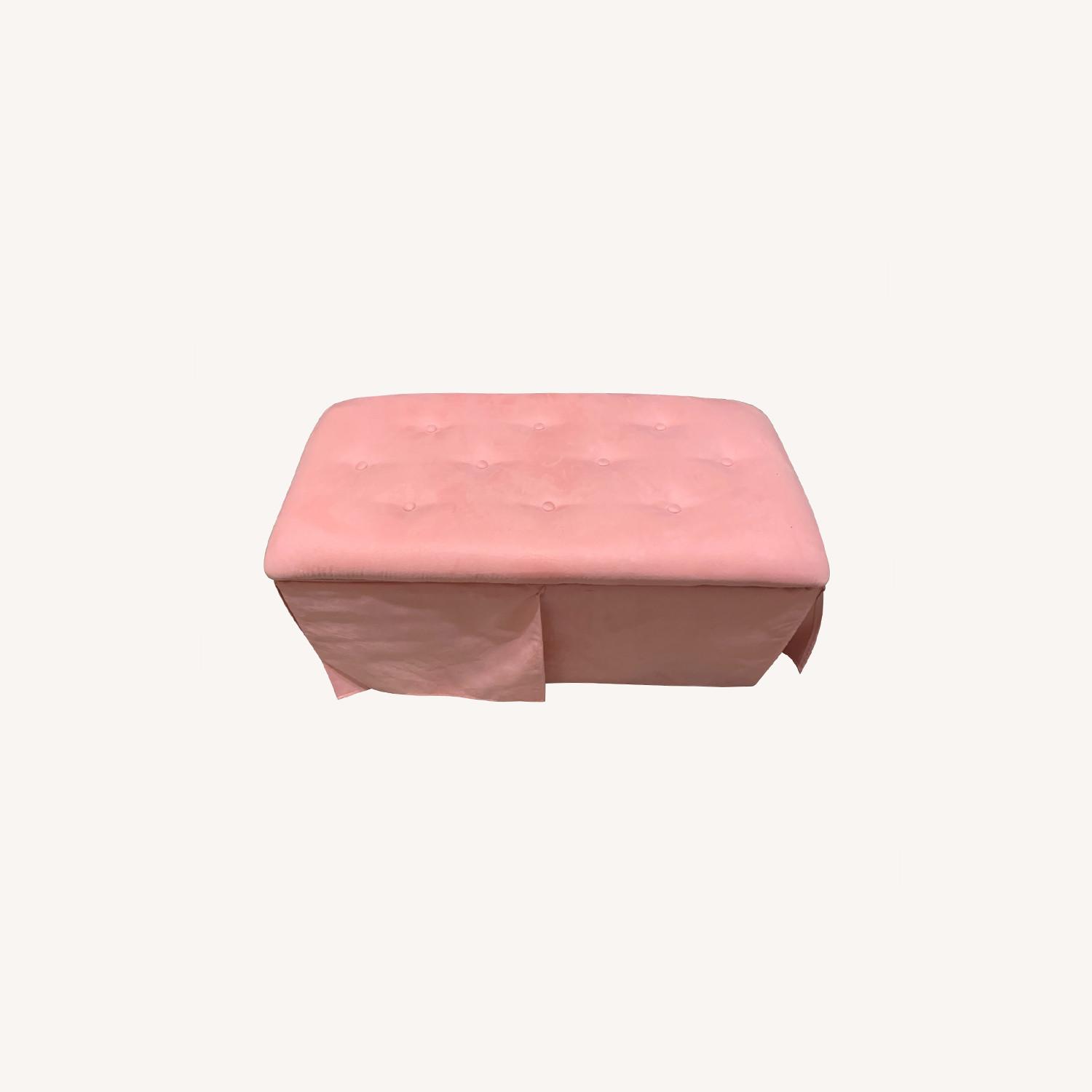 Target Pink Bench and Ottomans AptDeco
