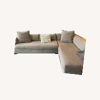 ABC部屋 ABC Home Super Comfortable Two Piece Sectional - AptDeco