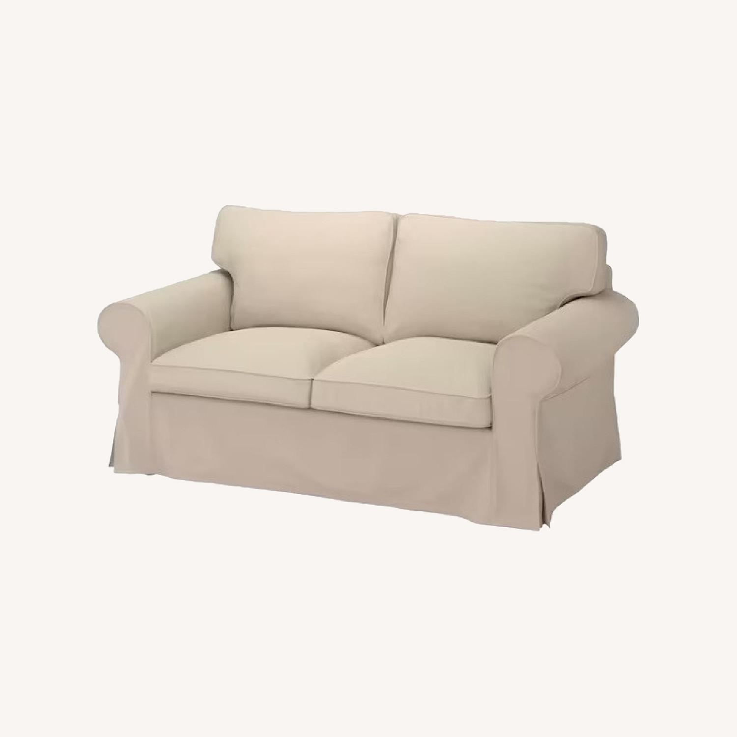 IKEA Loveseat Beige Couch AptDeco