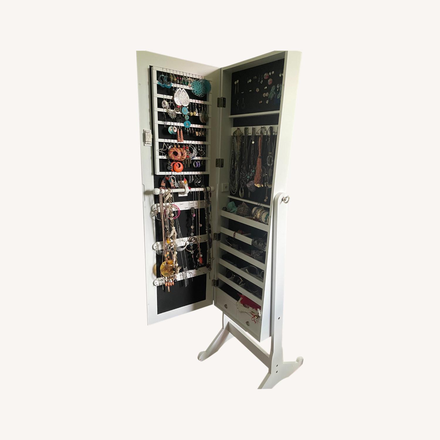 Jewelry Cabinet with Full Length Mirror - image-0