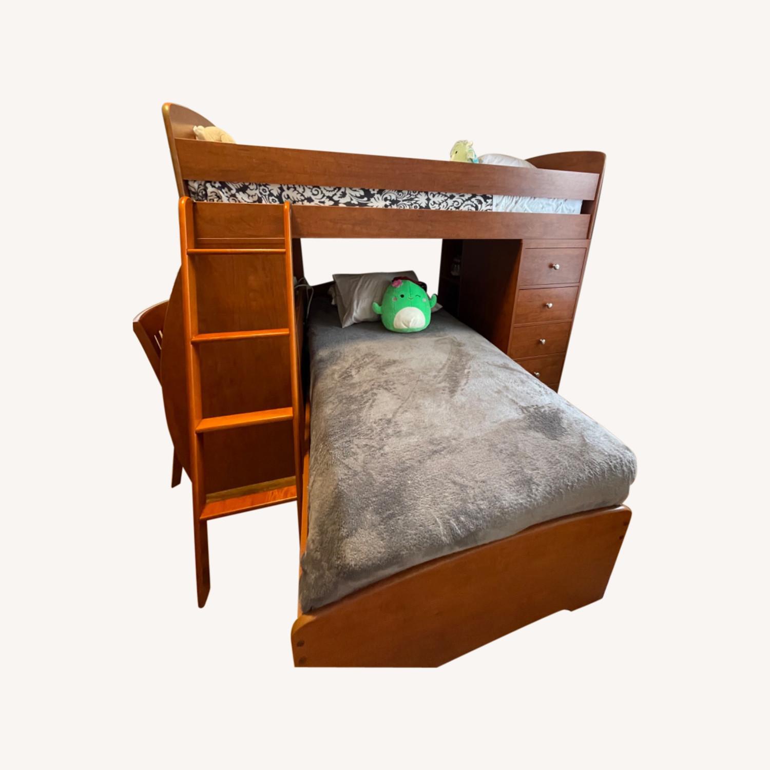 Berg Sierra Twin Over Loft Bed with Desk and Stair - image-0