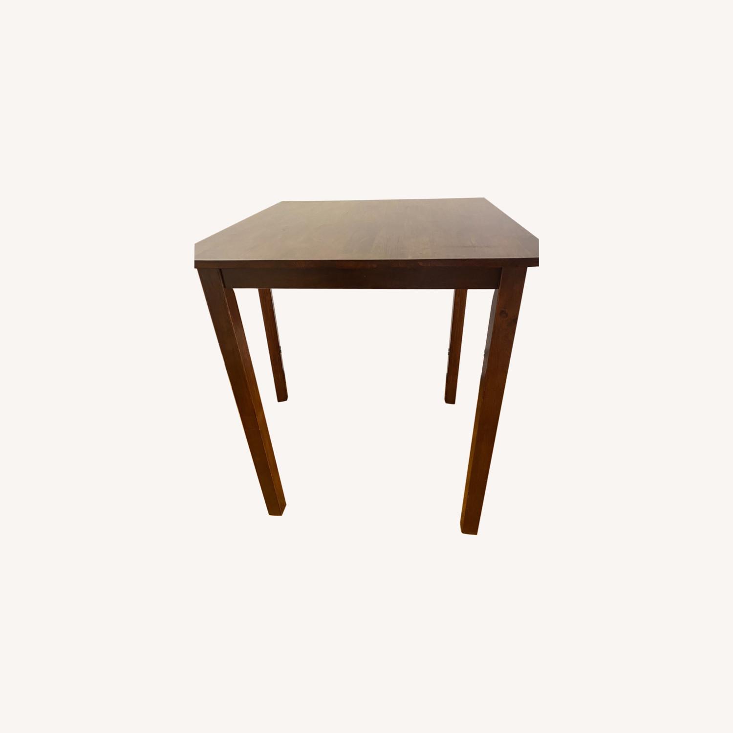 Solid Wood Counter Height Square Dining Table AptDeco