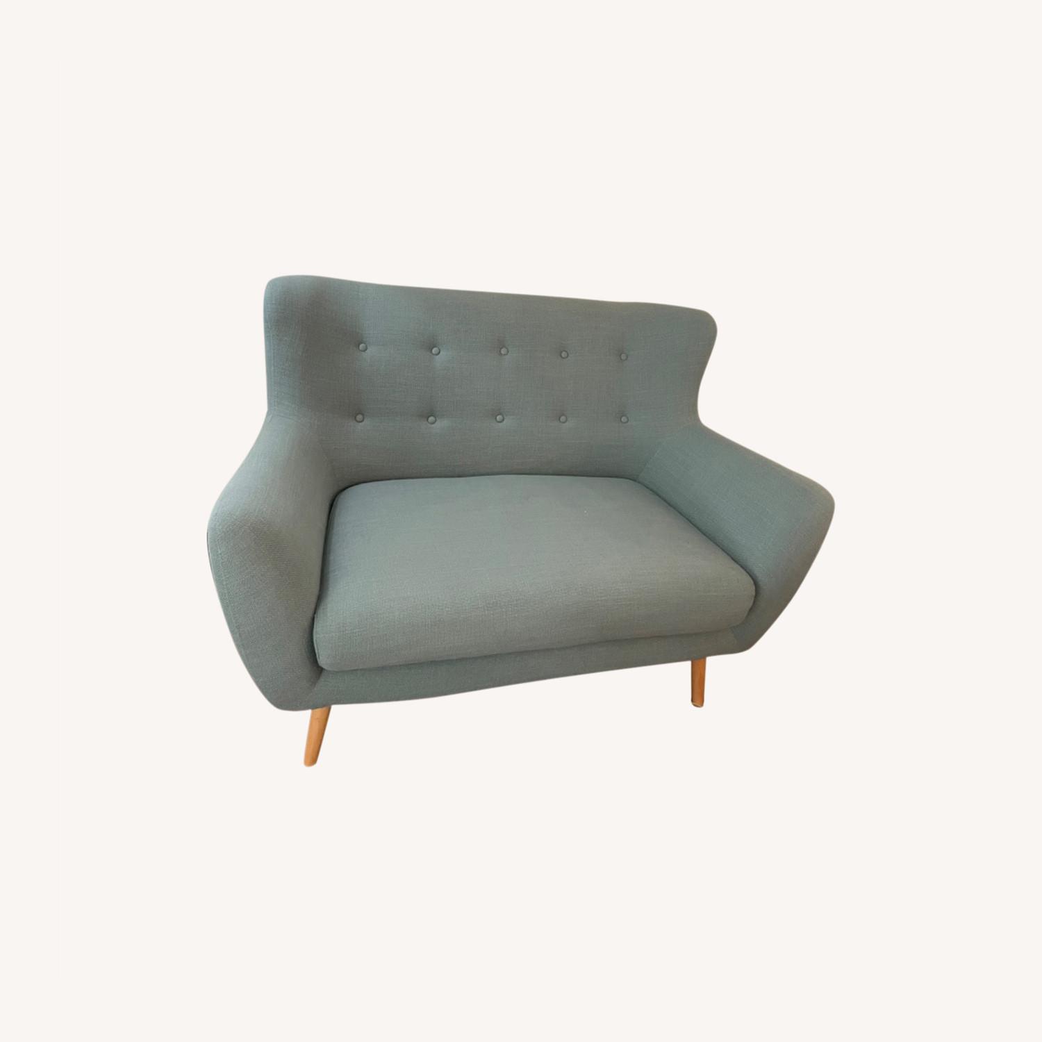 Light Green Loveseat AptDeco