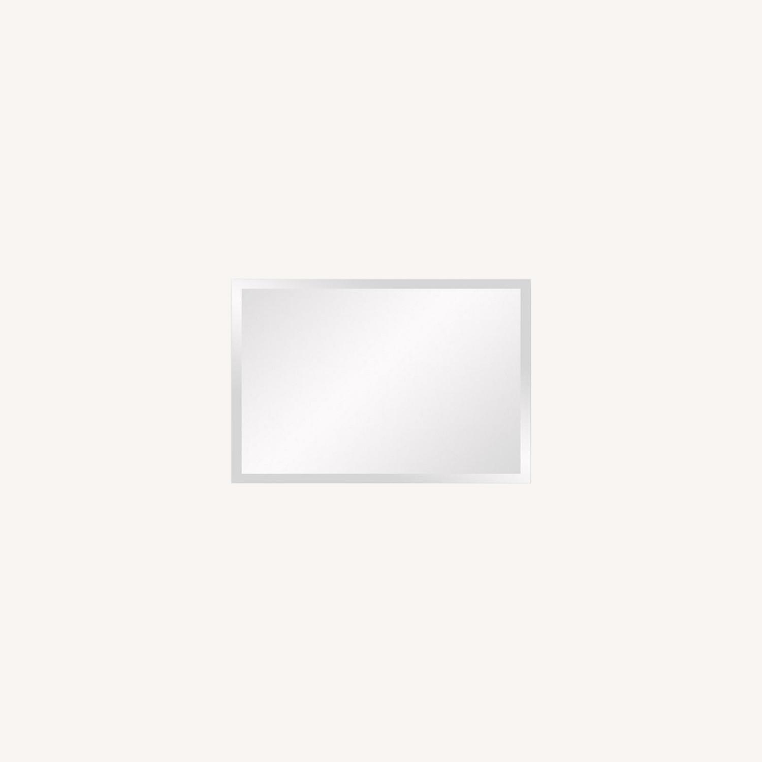 Frameless Rectangular Wall Mirror - image-0