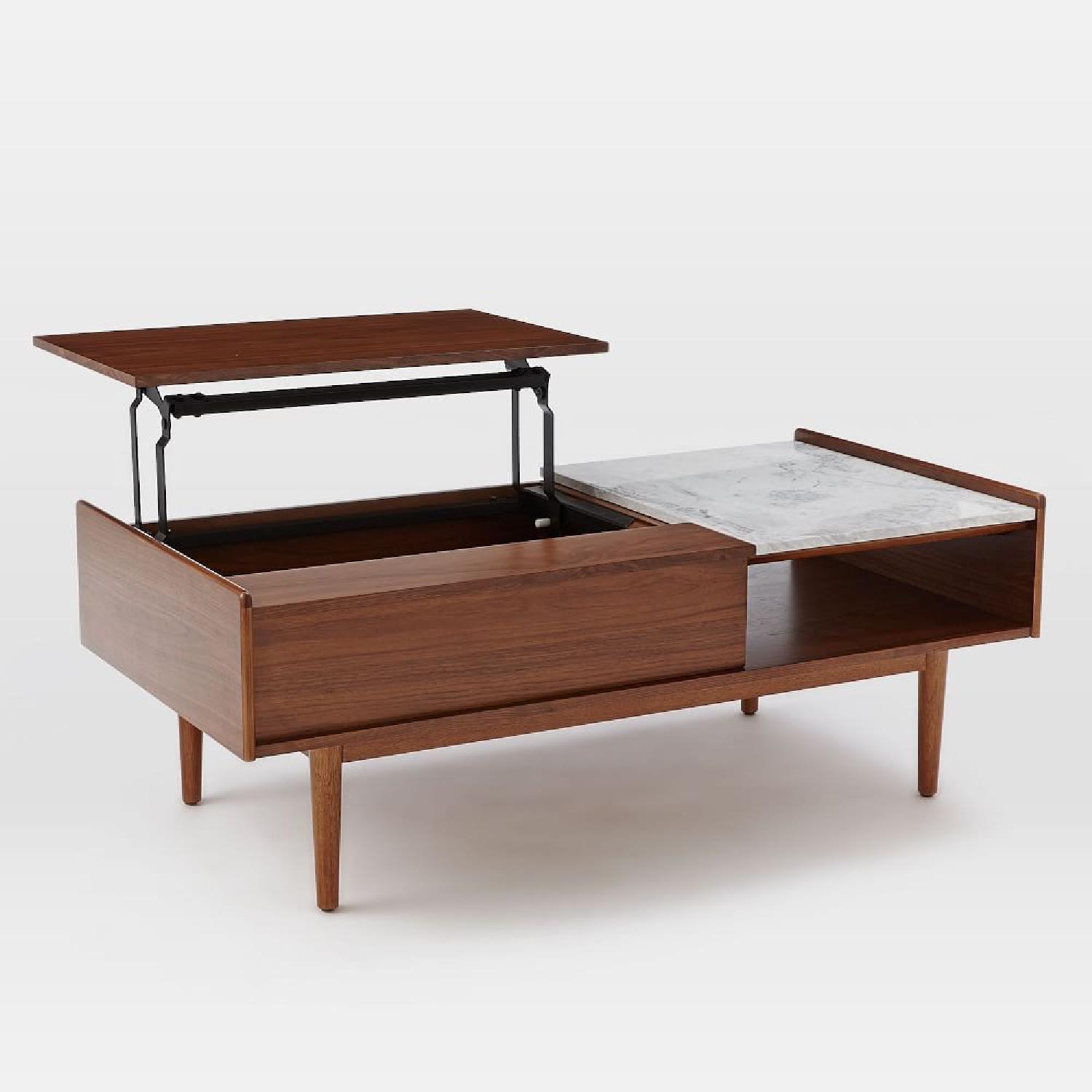 West Elm Mid-Century Pop Up 48" Coffee Table - image-5