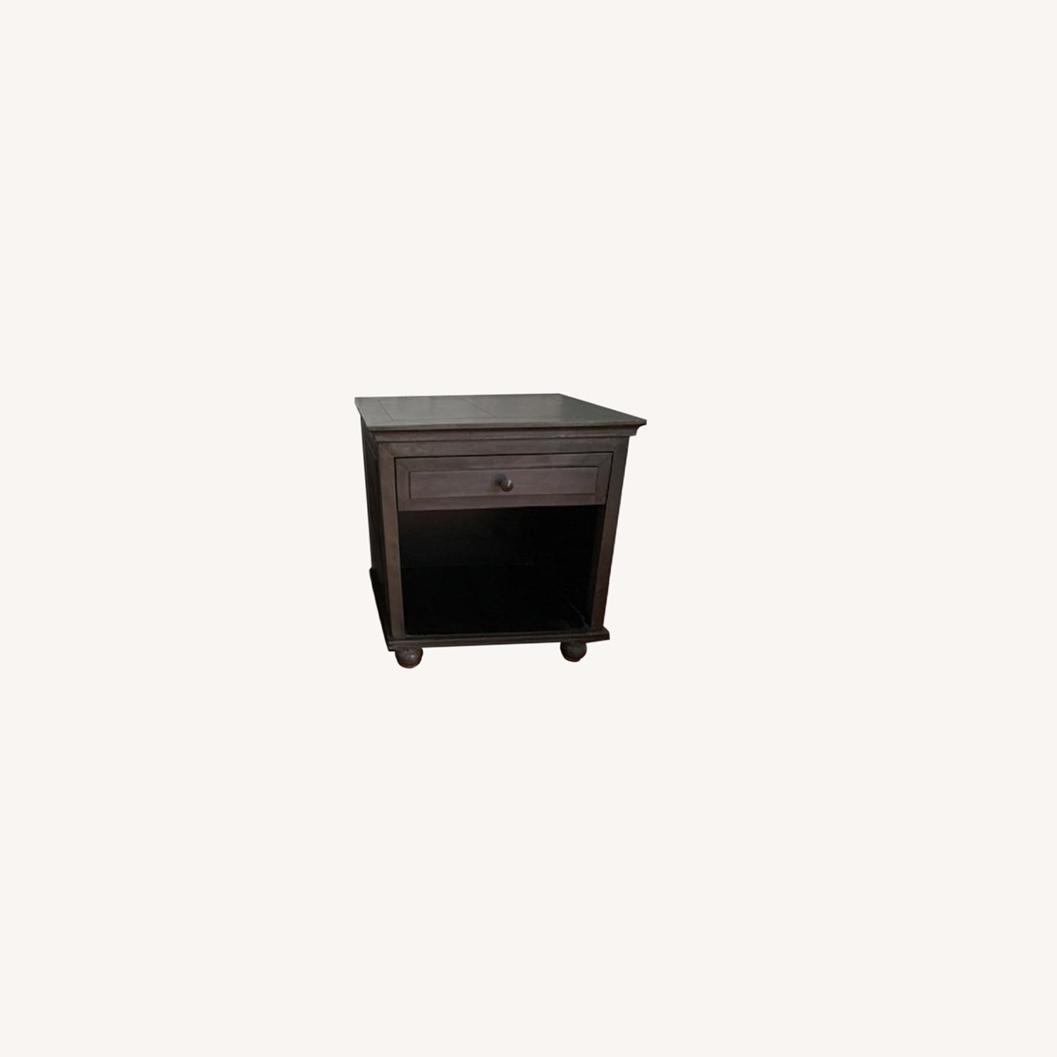 RH Annecy ZincWrapped Nightstands AptDeco