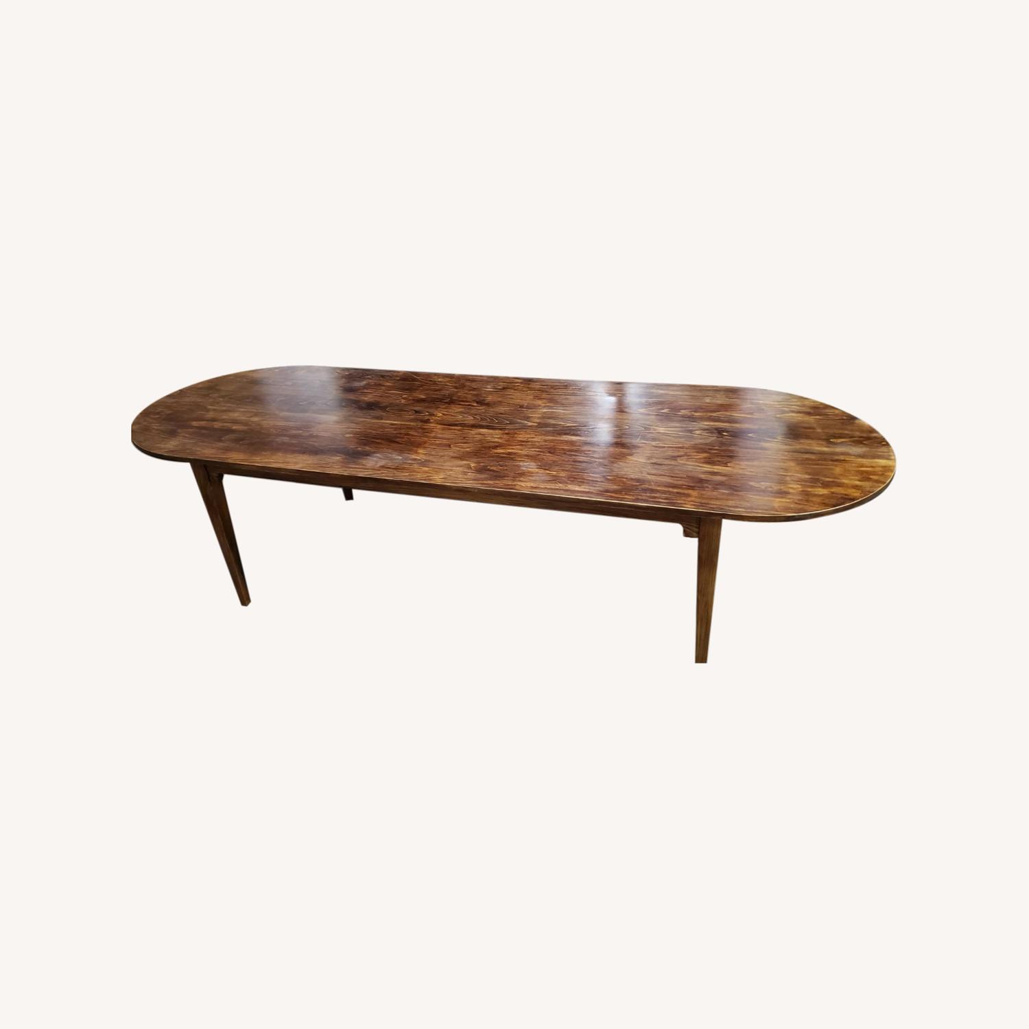 Handcrafted Solid Wood Dining Table Aptdeco