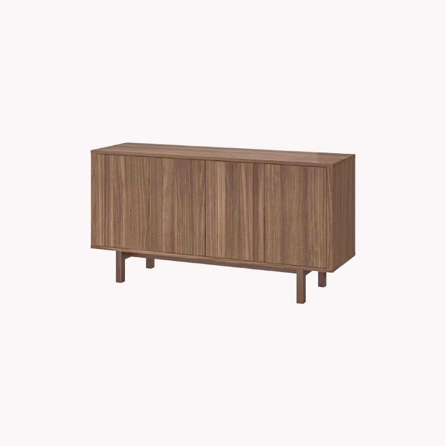 【値下げ】IKEA STOCKHOLM テレビ台 160x40x50cm STOCKHOLM ストックホルム テレビ台, ウォールナット材突き板