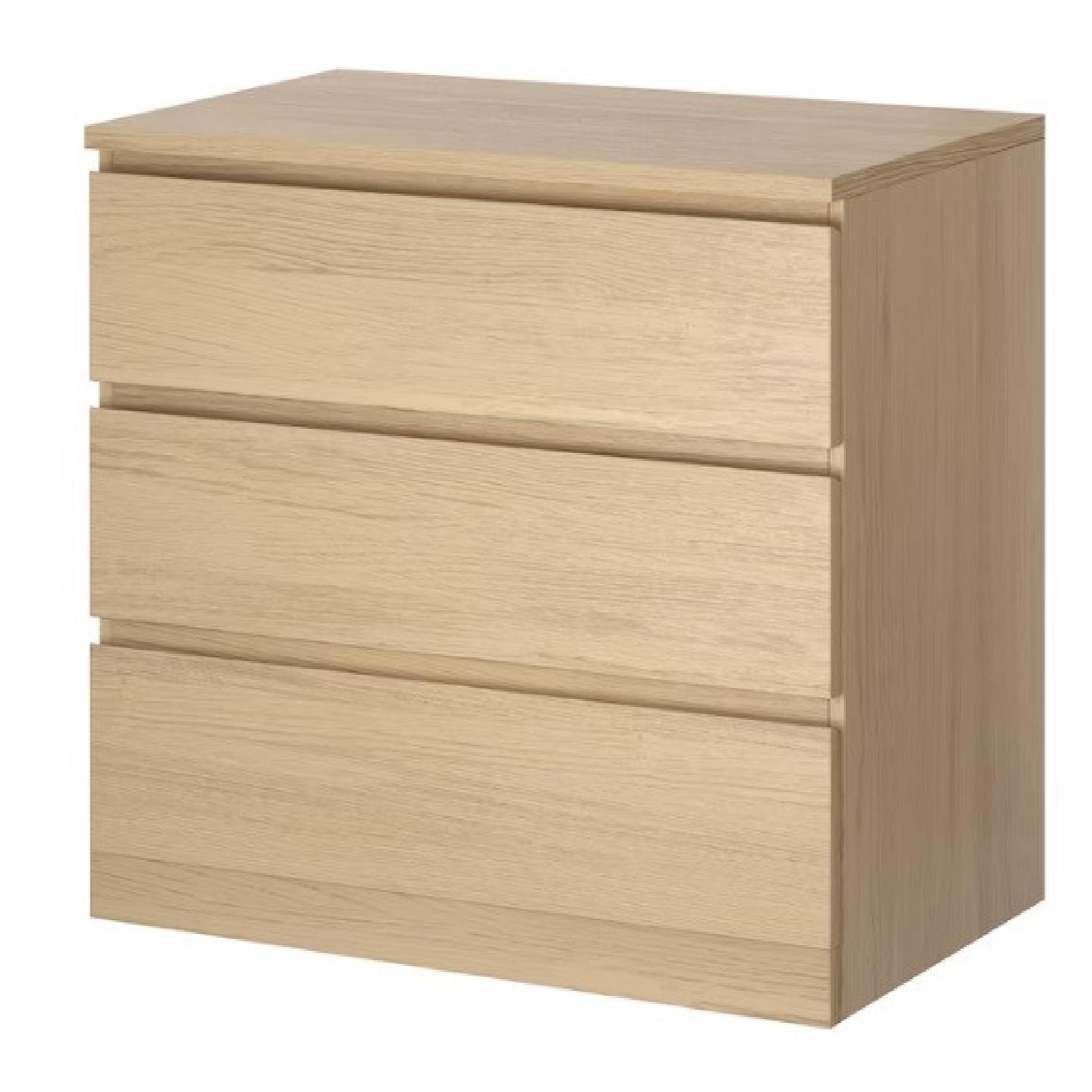 IKEA Malm 4 Drawers Oak - image-11