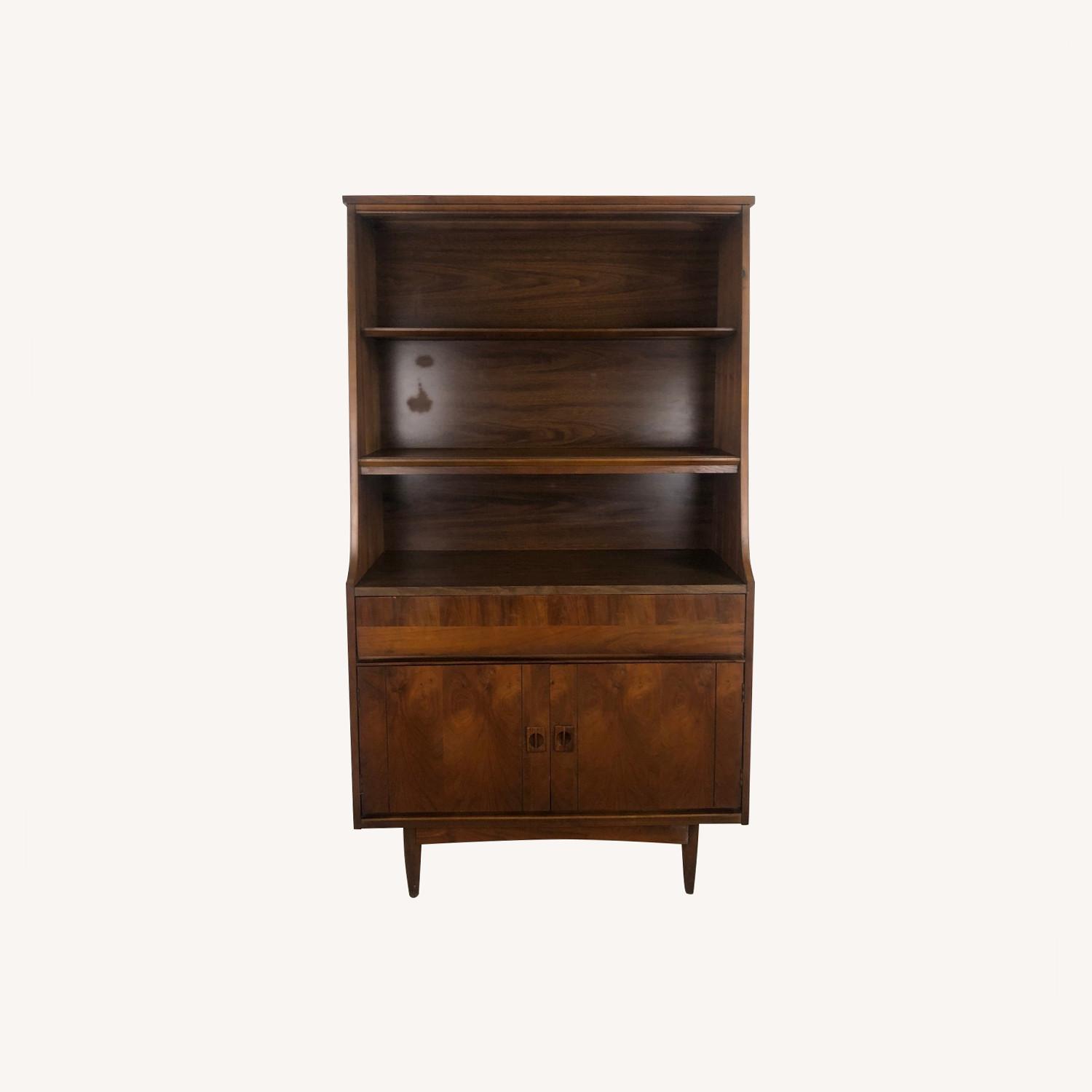 Mid Century Compact China Cabinet - image-0