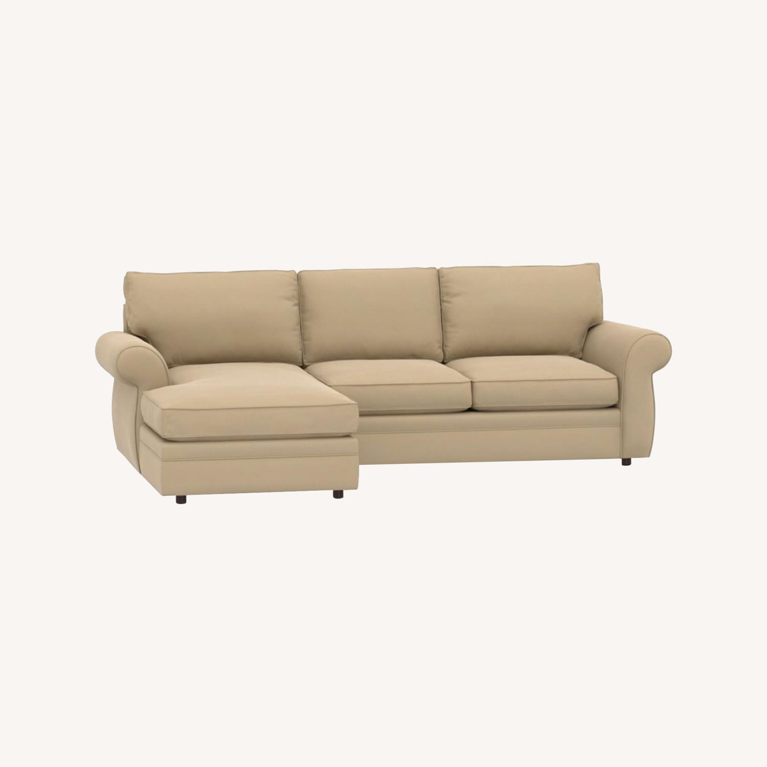 Pottery Barn Chaise Sectional - image-0