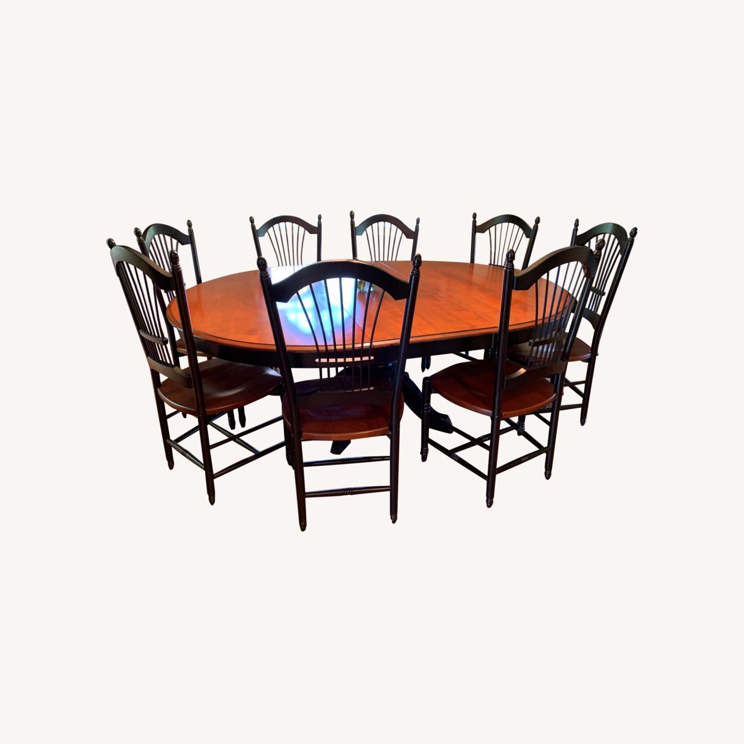 High End Dining Table & 8 Chairs and Extension AptDeco