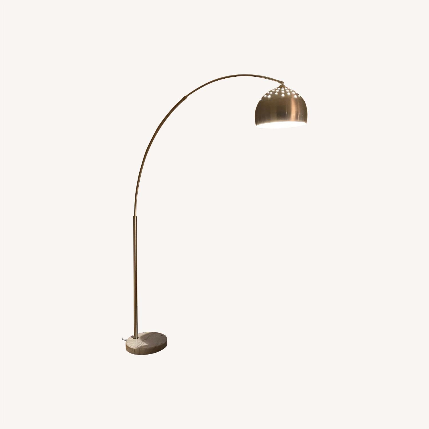 Arc Floor Lamp with Marble Base AptDeco