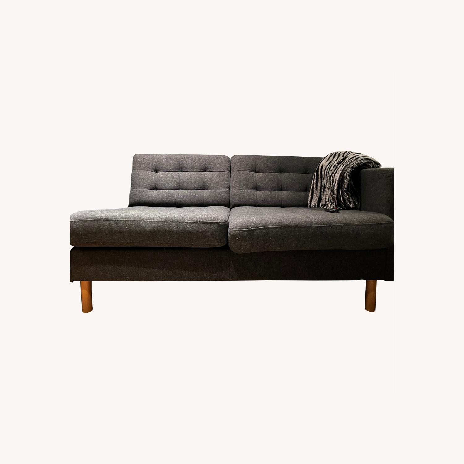 IKEA MORABO Gunnared Dark Grey Sofa AptDeco