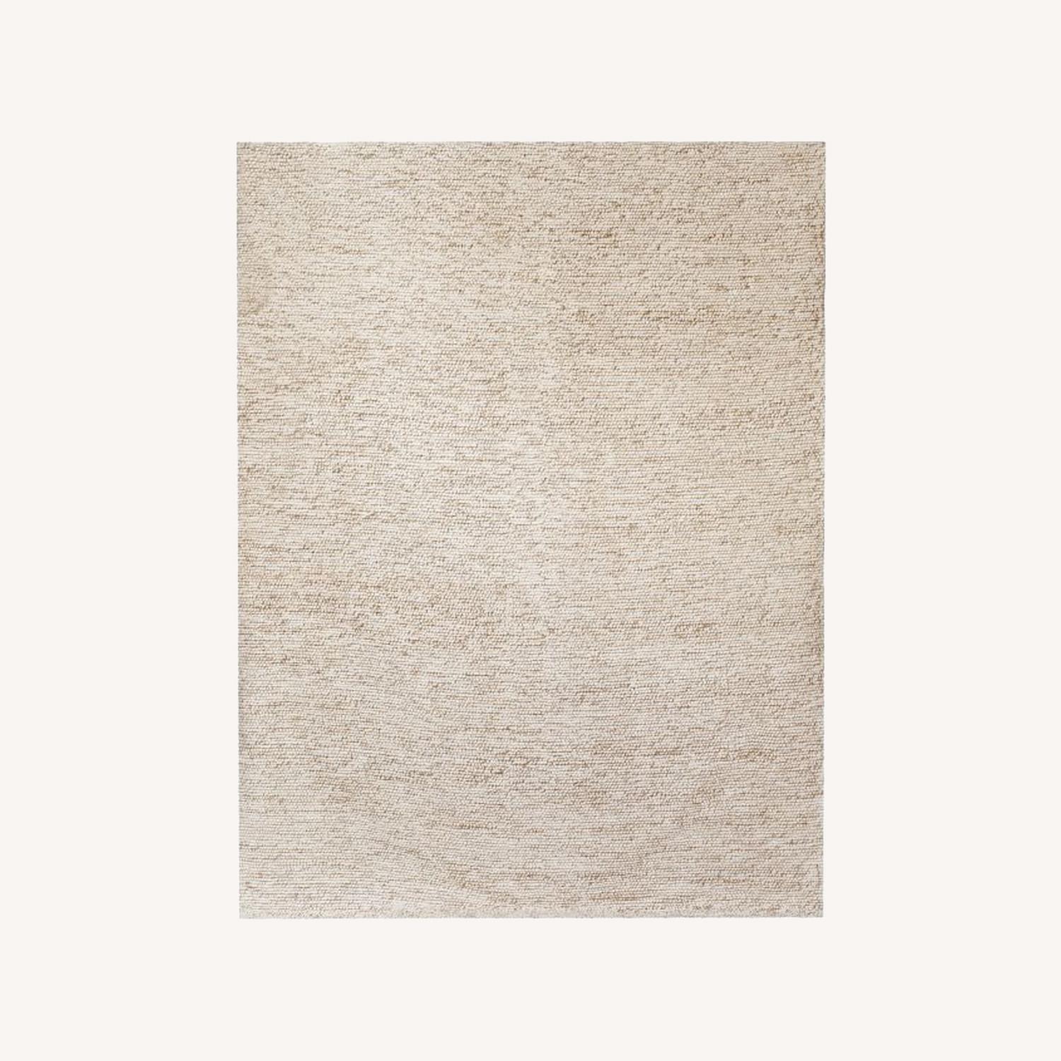West Elm Mini Pebble Jute Wool Rug (9x12) AptDeco