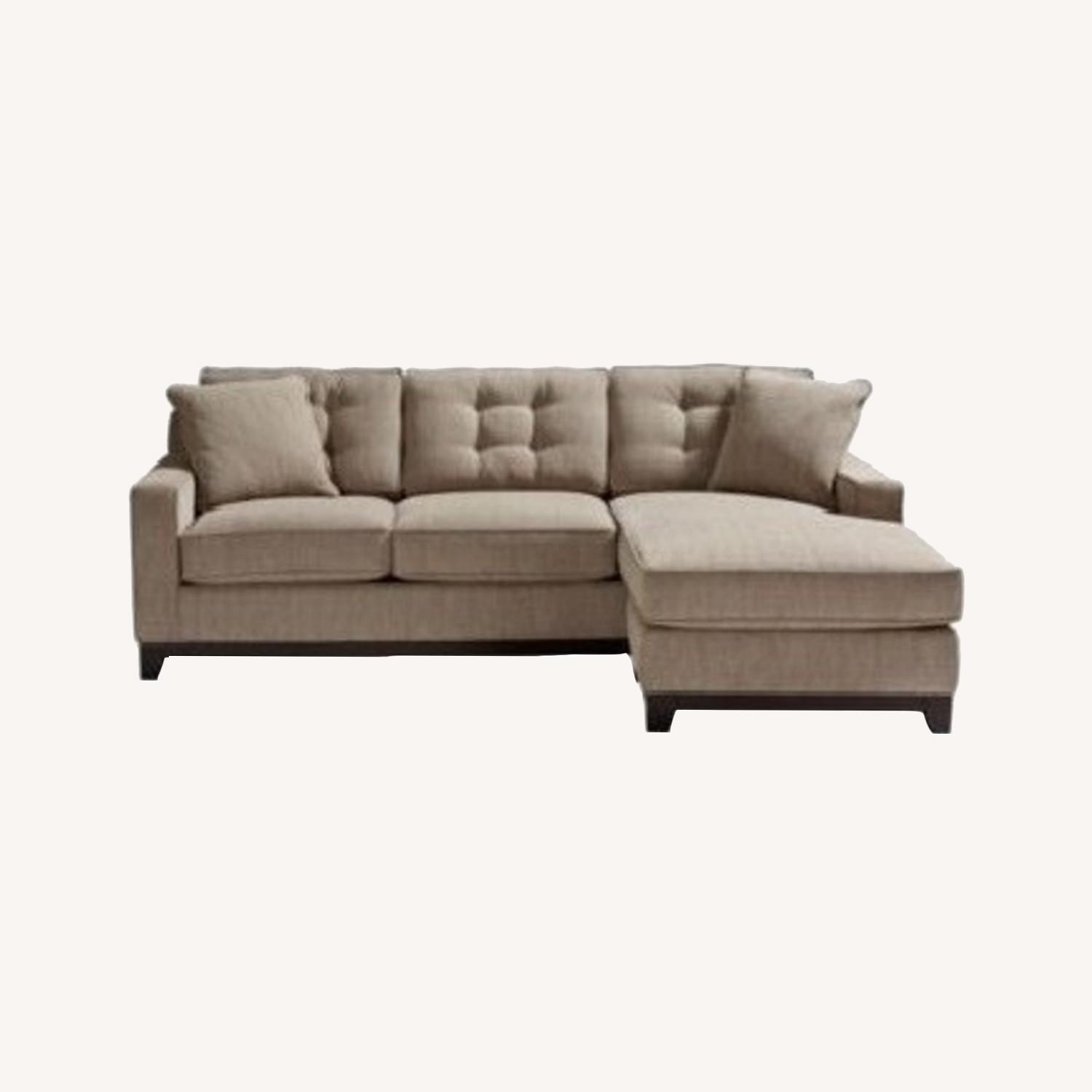 Macy's Clarke Fabric 2Piece Sectional Sofa AptDeco