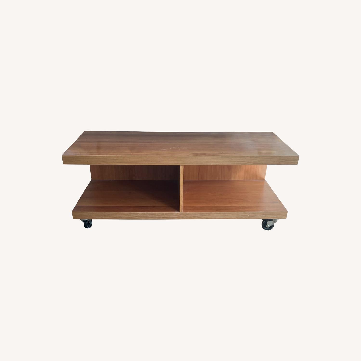 Wood Coffee Table/TV Stand - image-0
