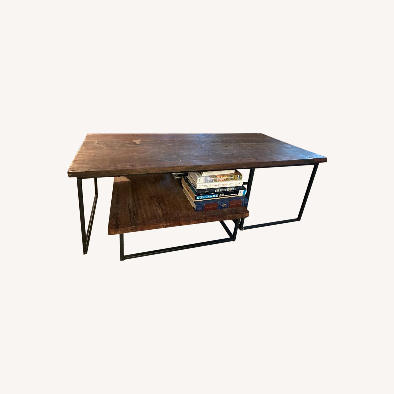 VivaTerra Reclaimed Wood Nesting Coffee Tables - image-0
