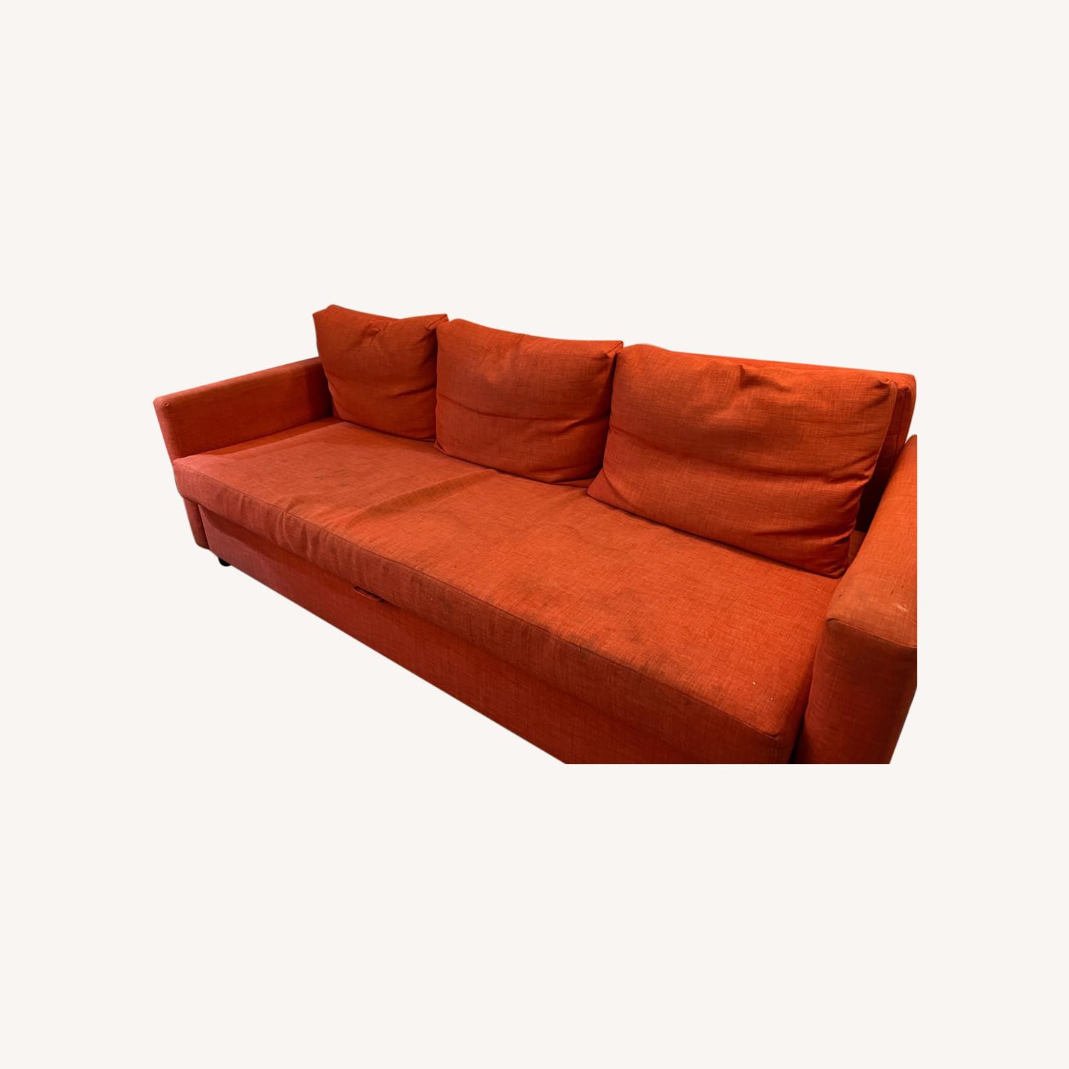 IKEA Couch Sleeper Sofa w/ Storage AptDeco