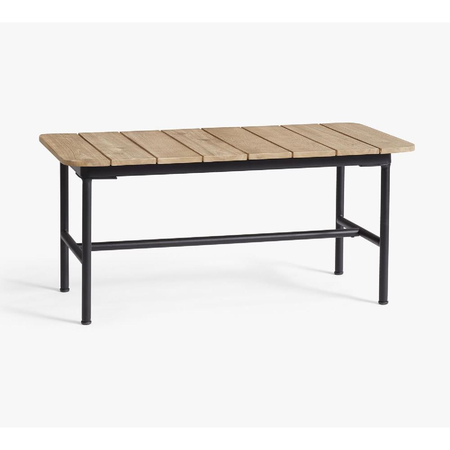 Pottery Barn Tulum Patio Coffee Table AptDeco