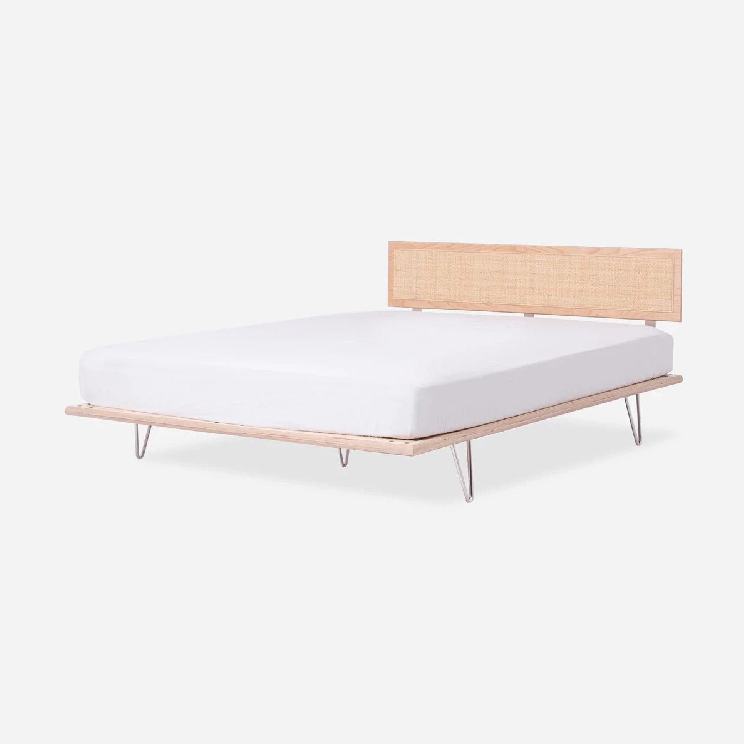 Modernica Case Study Bed w Cane Headboard (Full) - image-4