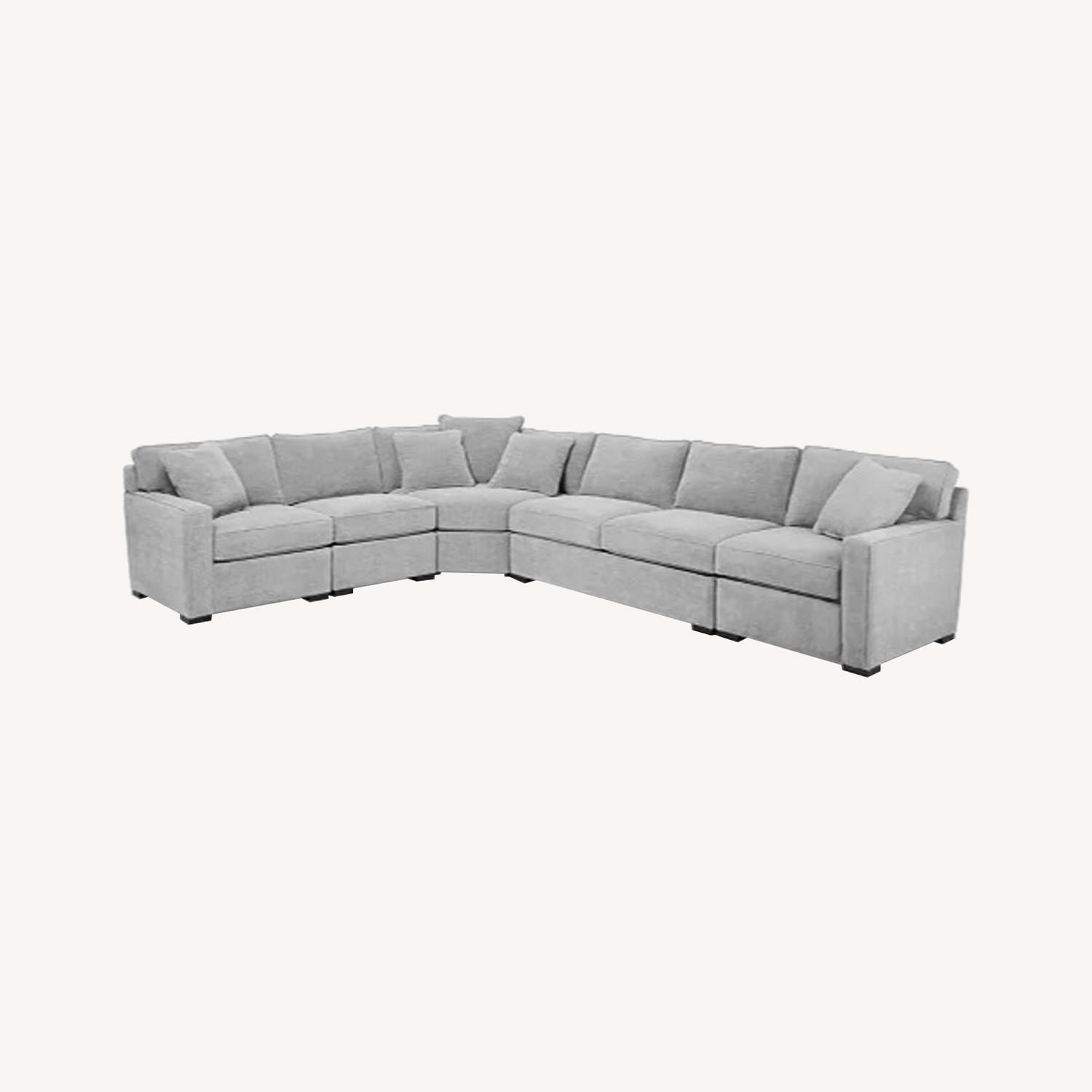Macy's Sectional Gray AptDeco