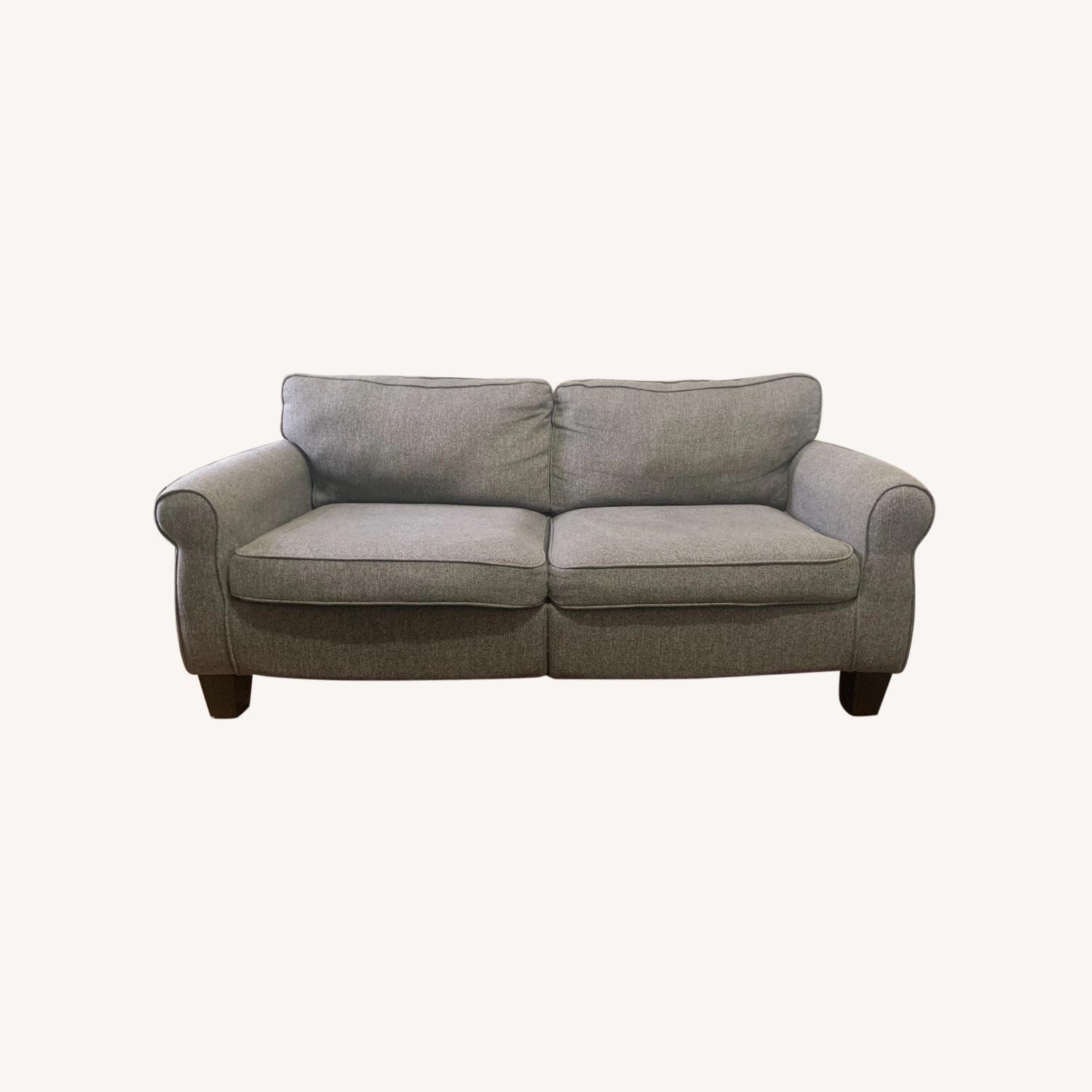 Furniture of America Rhian Gray Sofa 73" AptDeco
