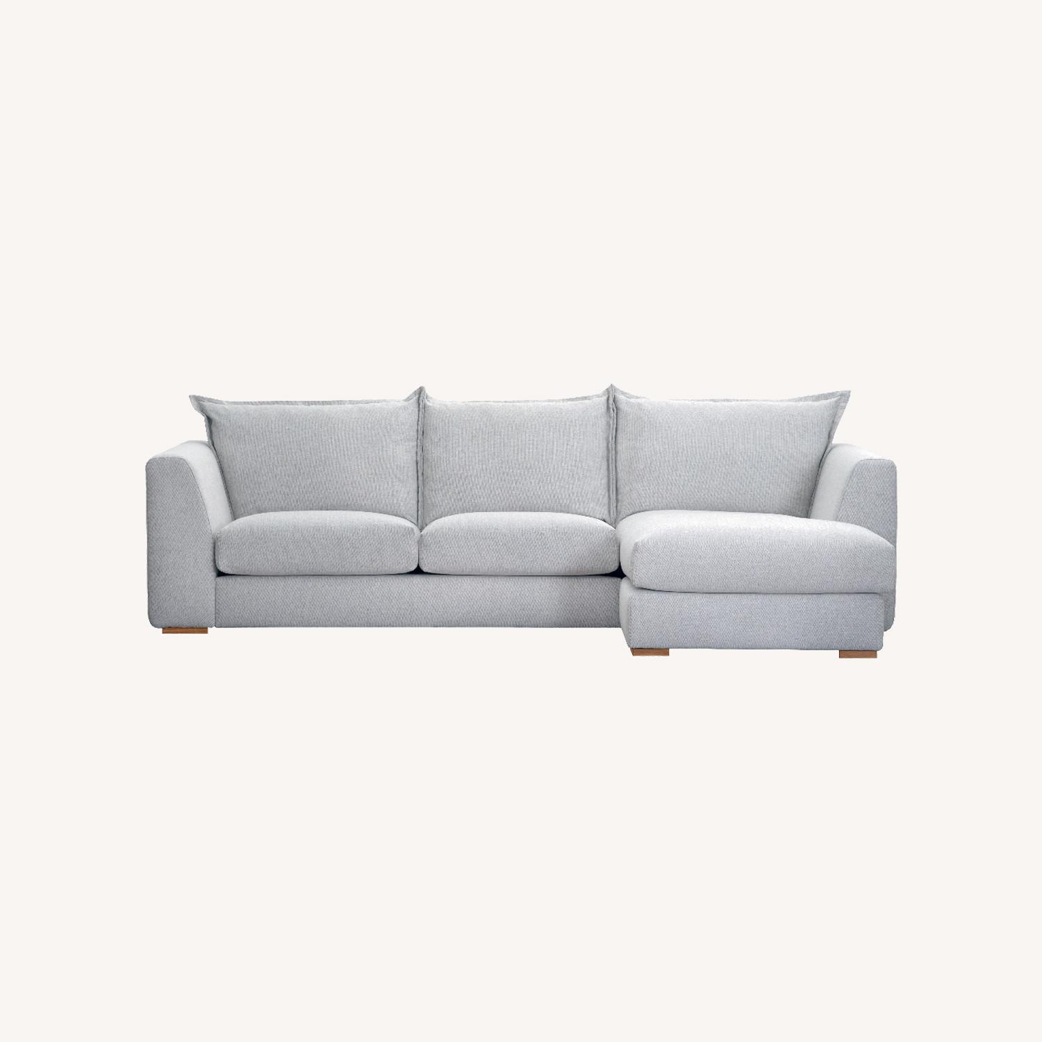 Hedy Sofa With Chaise - GREY, RIGHT ARM FACING - image-0