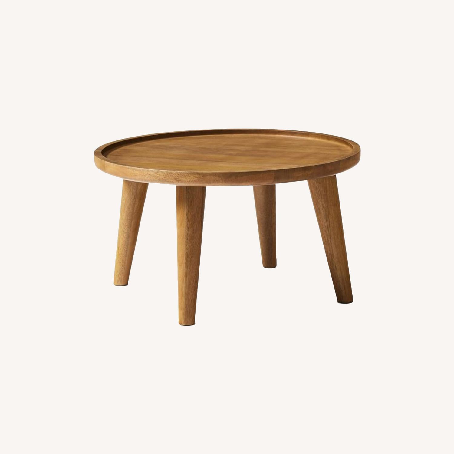 West Elm Asher 28" Coffee Table, Burnt Wax AptDeco