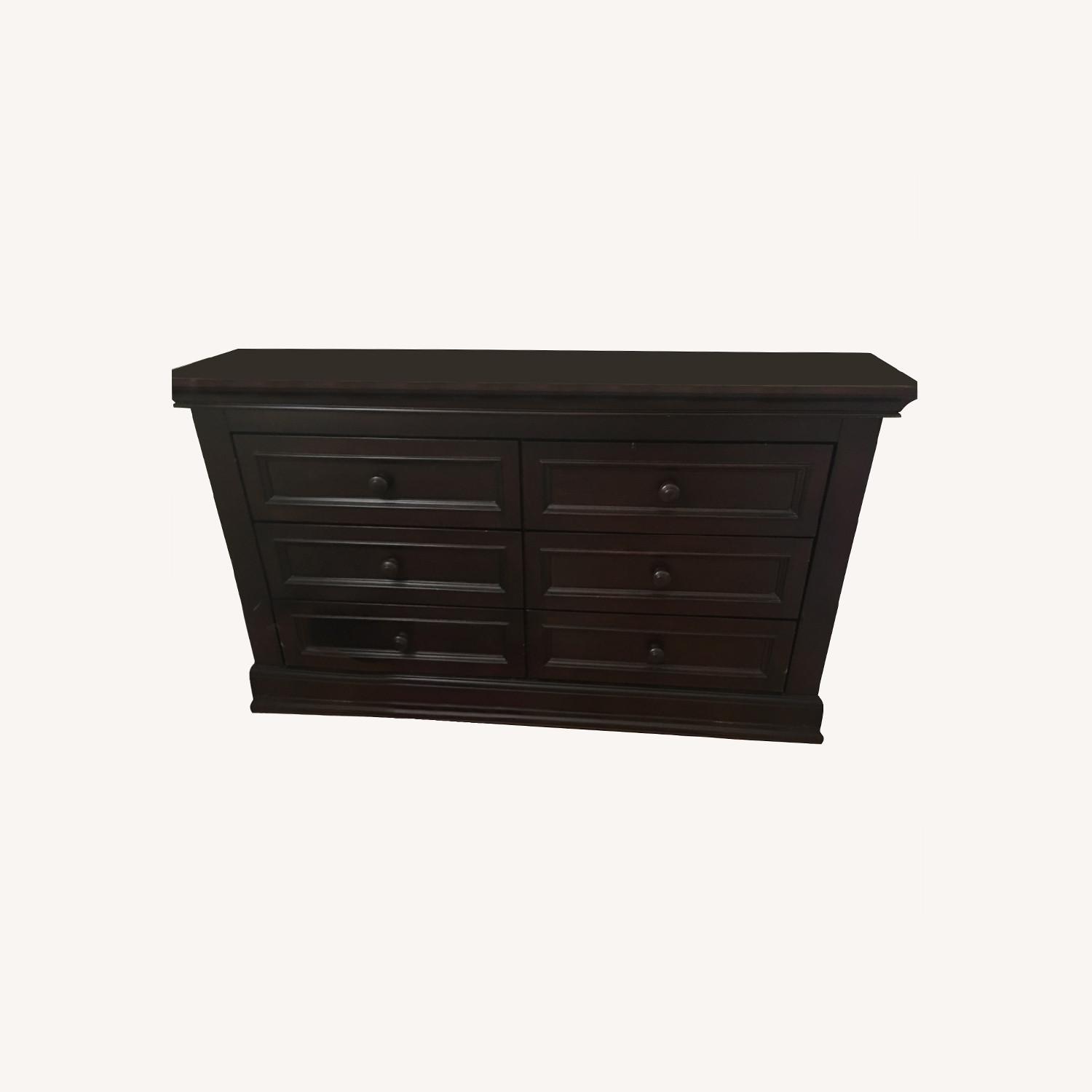 Wood Expresso Dresser AptDeco
