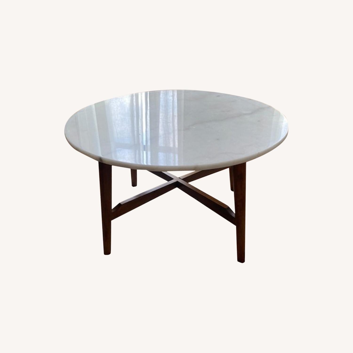 Round Marble Coffee Table AptDeco