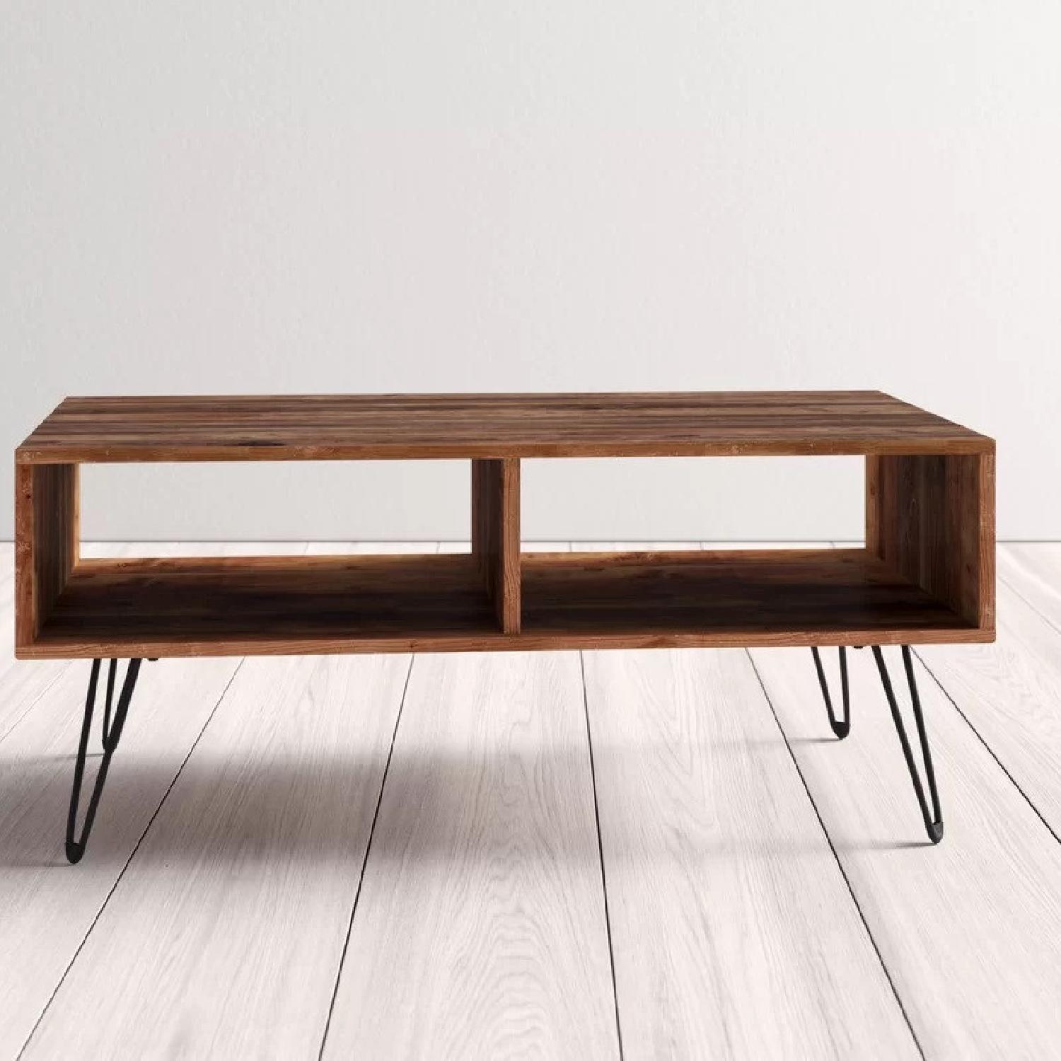 Wood Coffee Table With Storage - image-5
