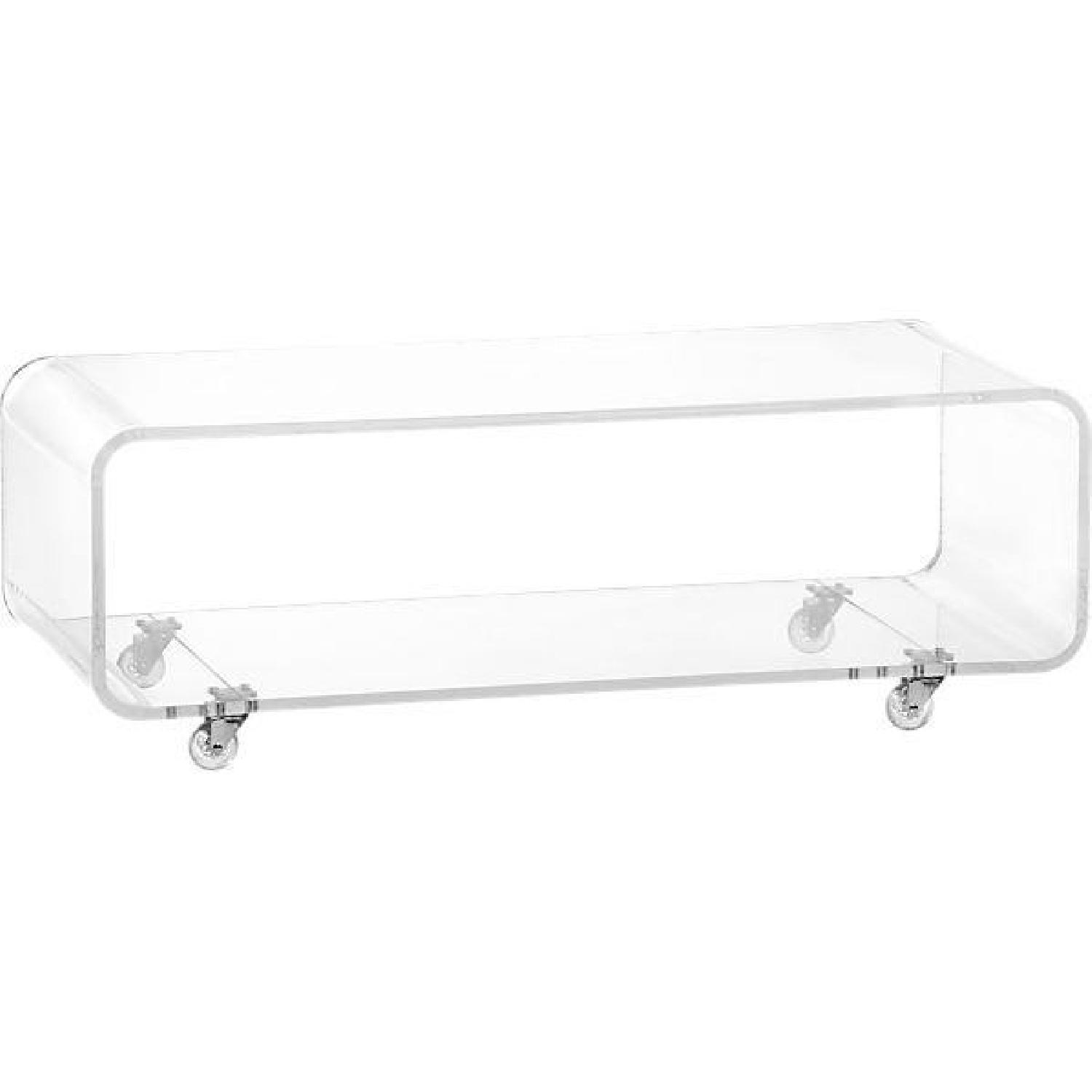 CB2 Peekaboo Acrylic Media Console - image-4