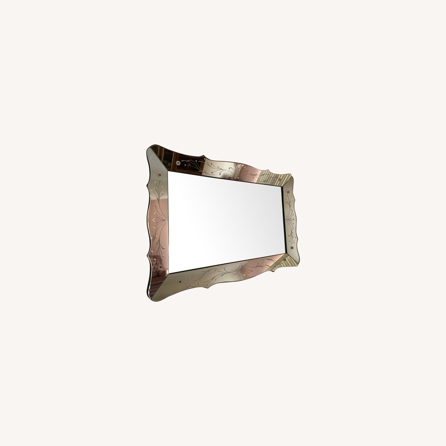 Antique Large Vintage Wall Mirror - image-0