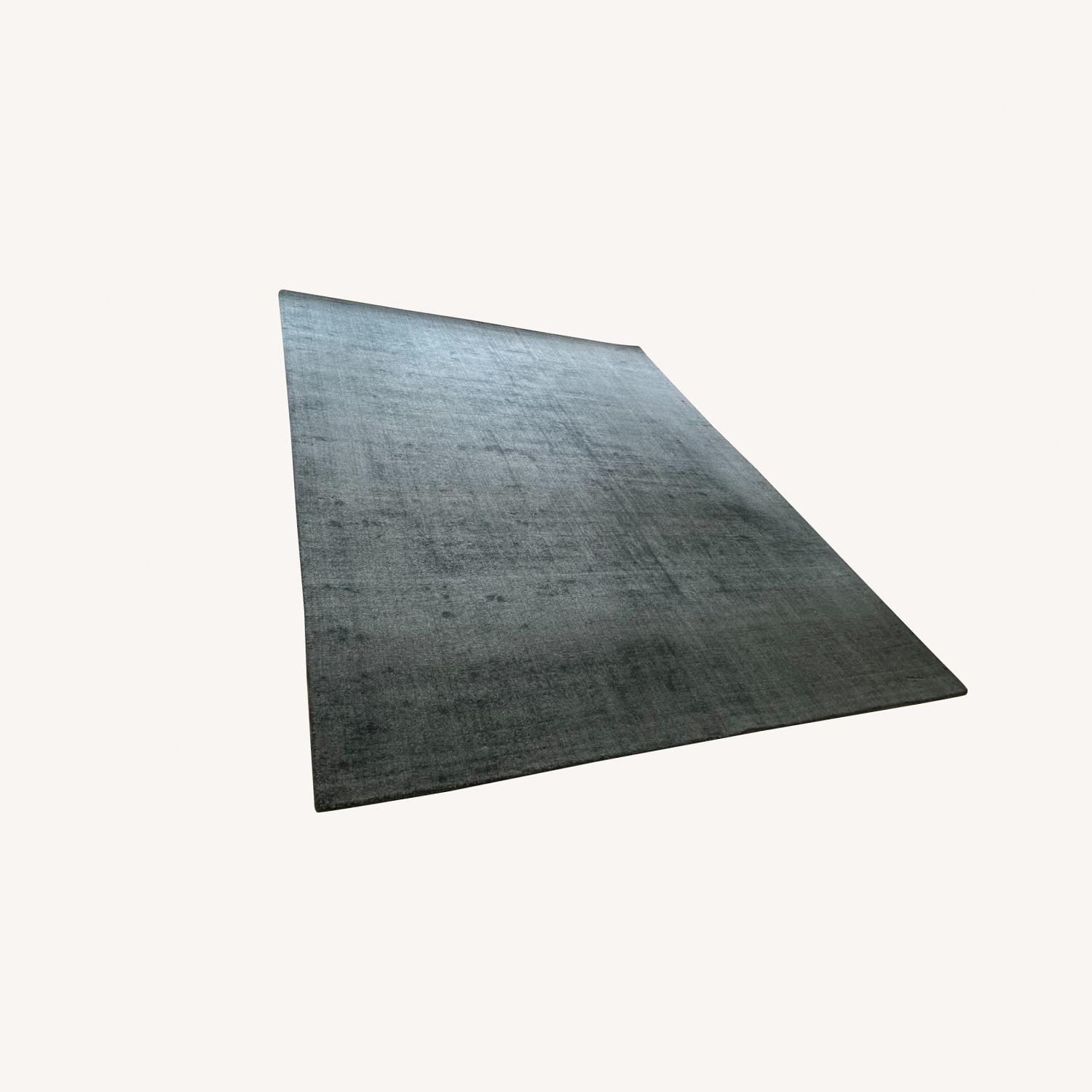 West Elm Patina 8x10 Rug: Ocean Blue - image-0