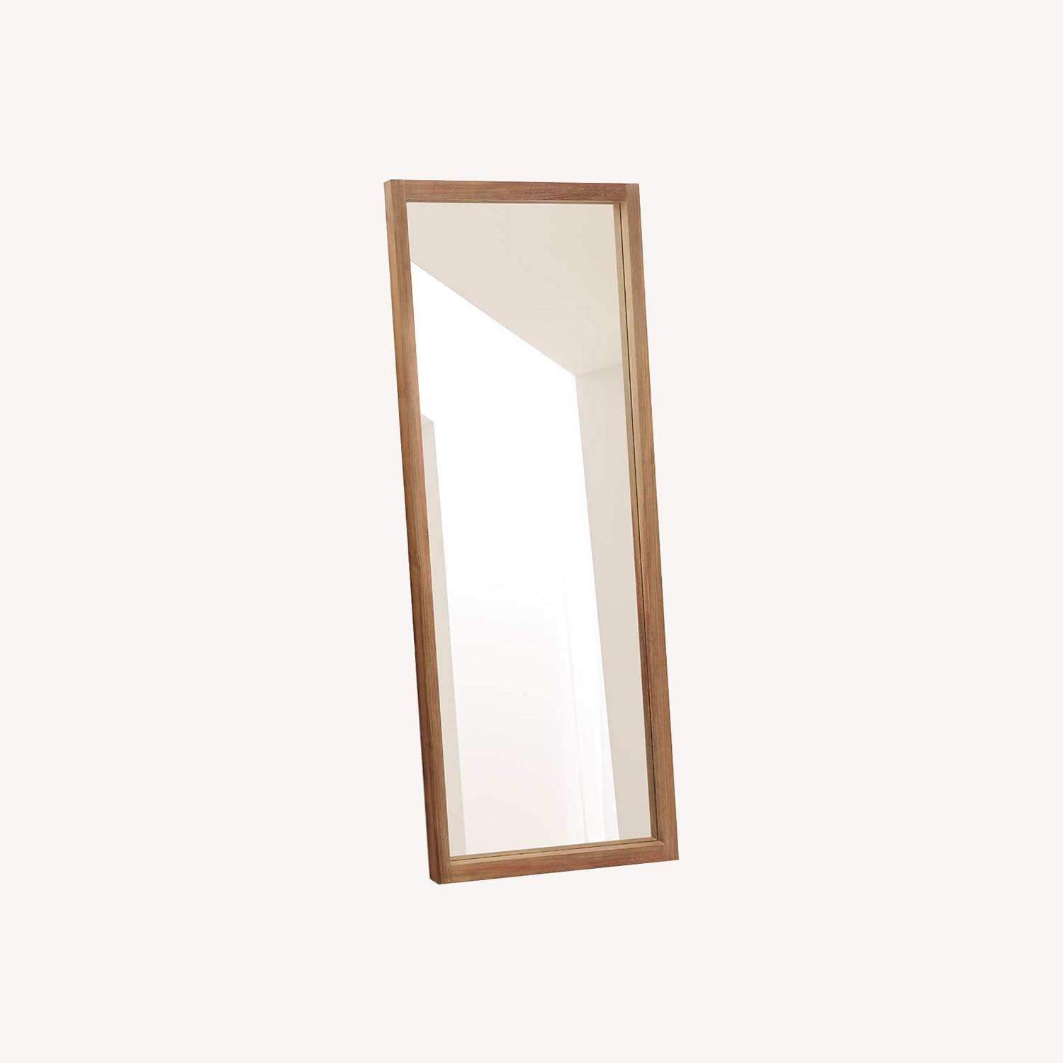 Crate & Barrel Linea Floor Mirror AptDeco