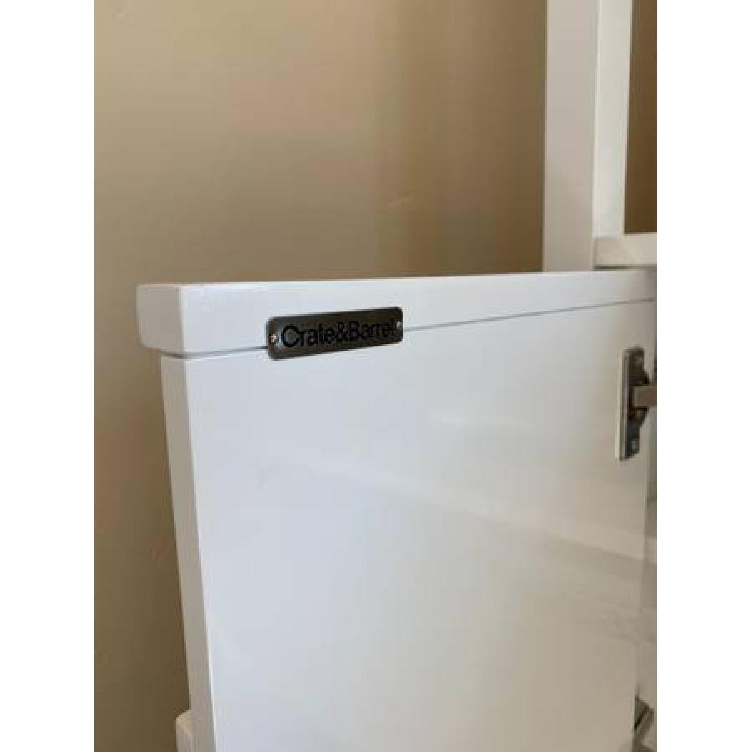 Crate & Barrel Spotlight White Bookcase - image-6