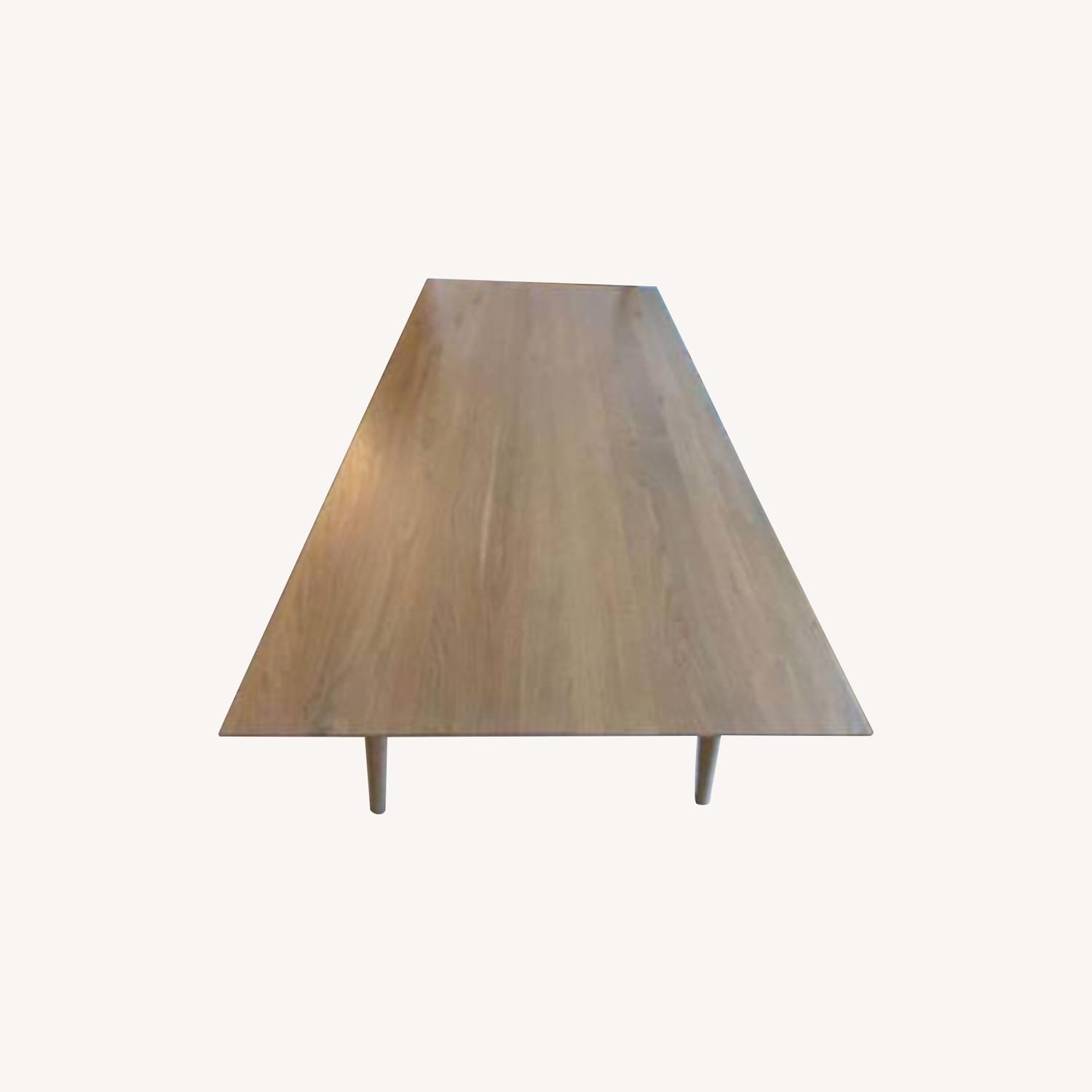 Mid Century Modern Oak Dining Table by Article - image-0