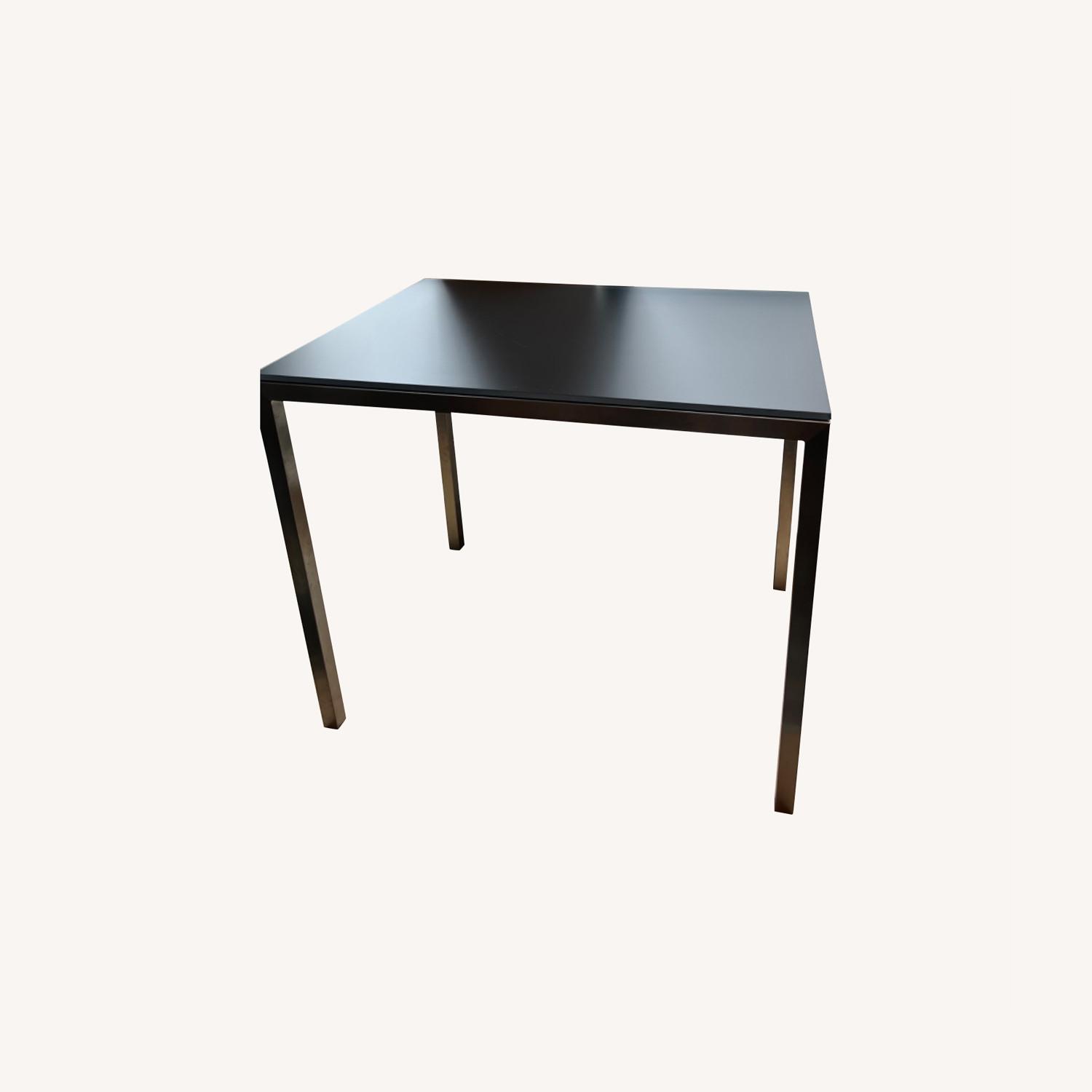 Room & Board Portica Custom Glass Top Table AptDeco