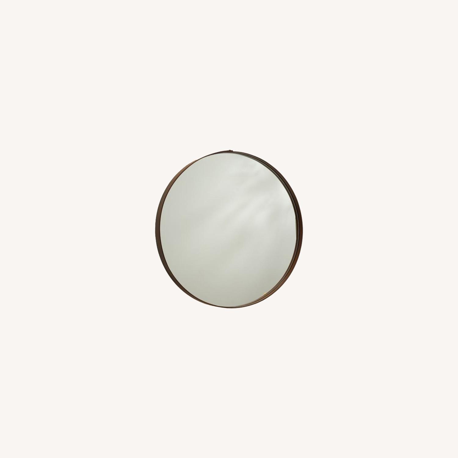 Pottery Barn Bentley Round Wall Mirror, 40" AptDeco