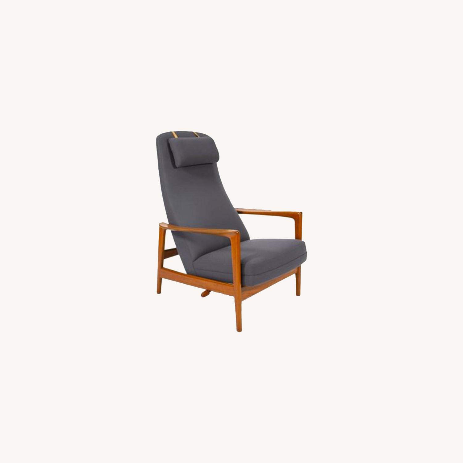 Dux Folke Ohlsson teak Adjustable Arm Chair - image-0
