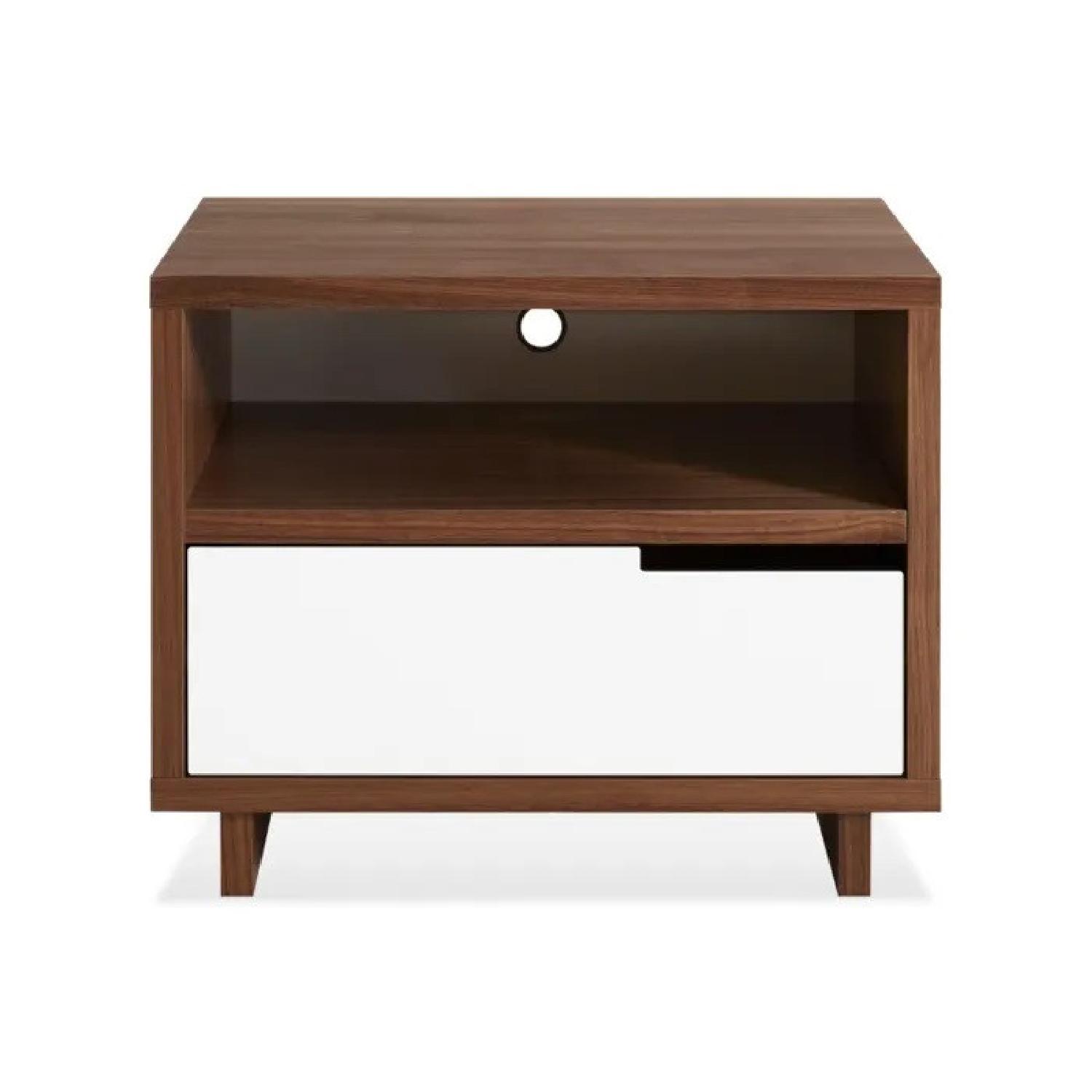 Blu Dot Modulicious Bedside Table In Walnut AptDeco